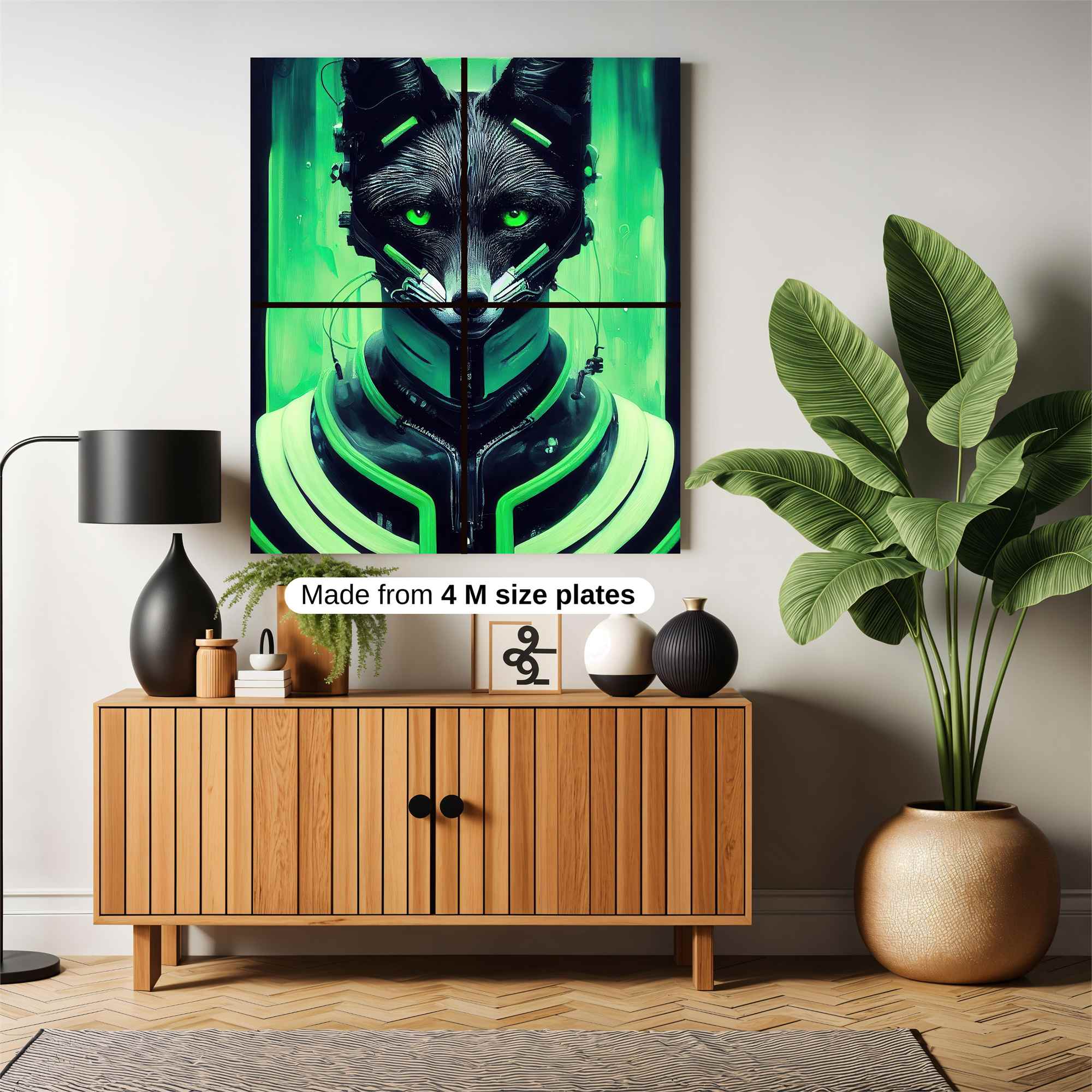 Cyber Fox Safe Wall Magnetic / M