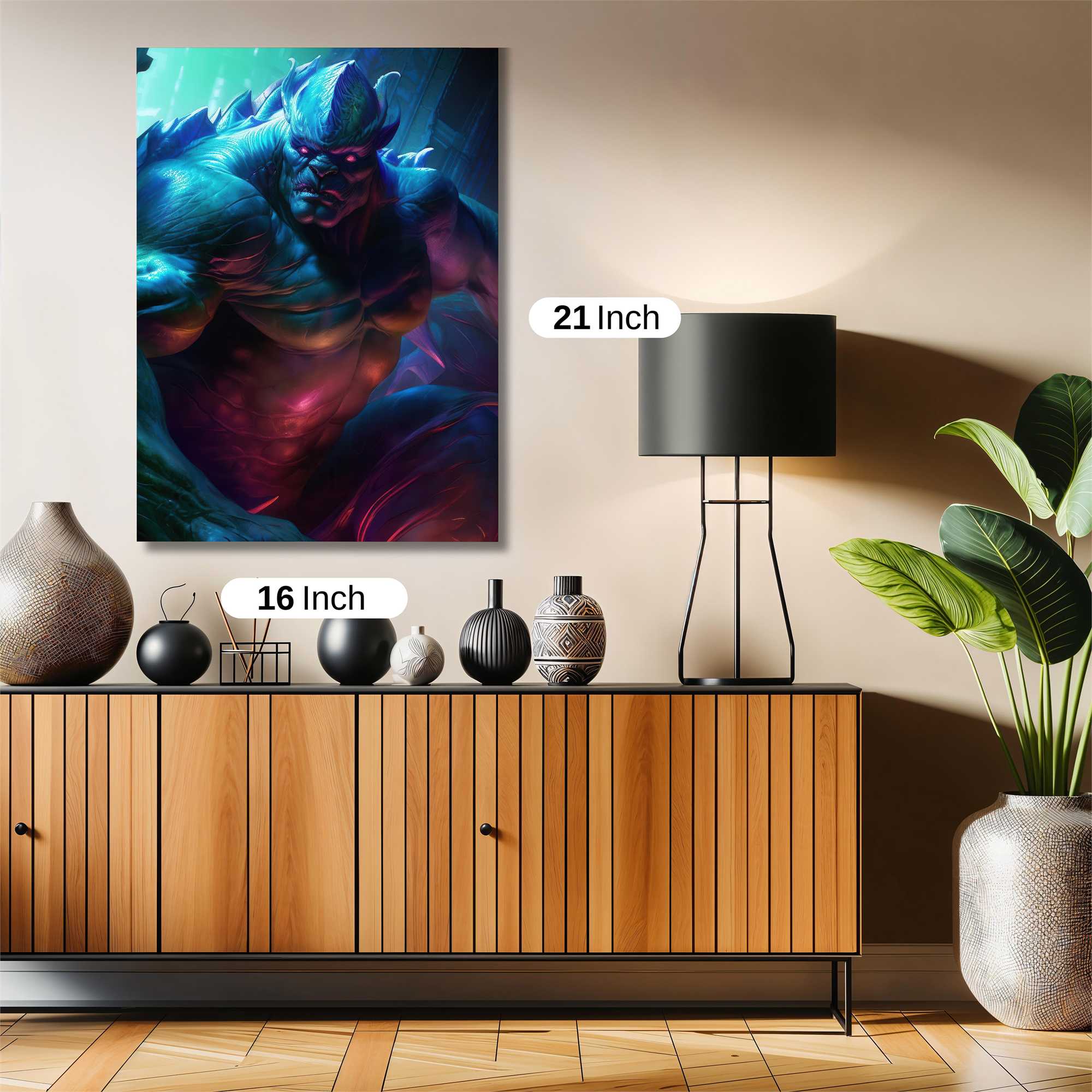 Demonic Shadow Safe Wall Magnetic / M