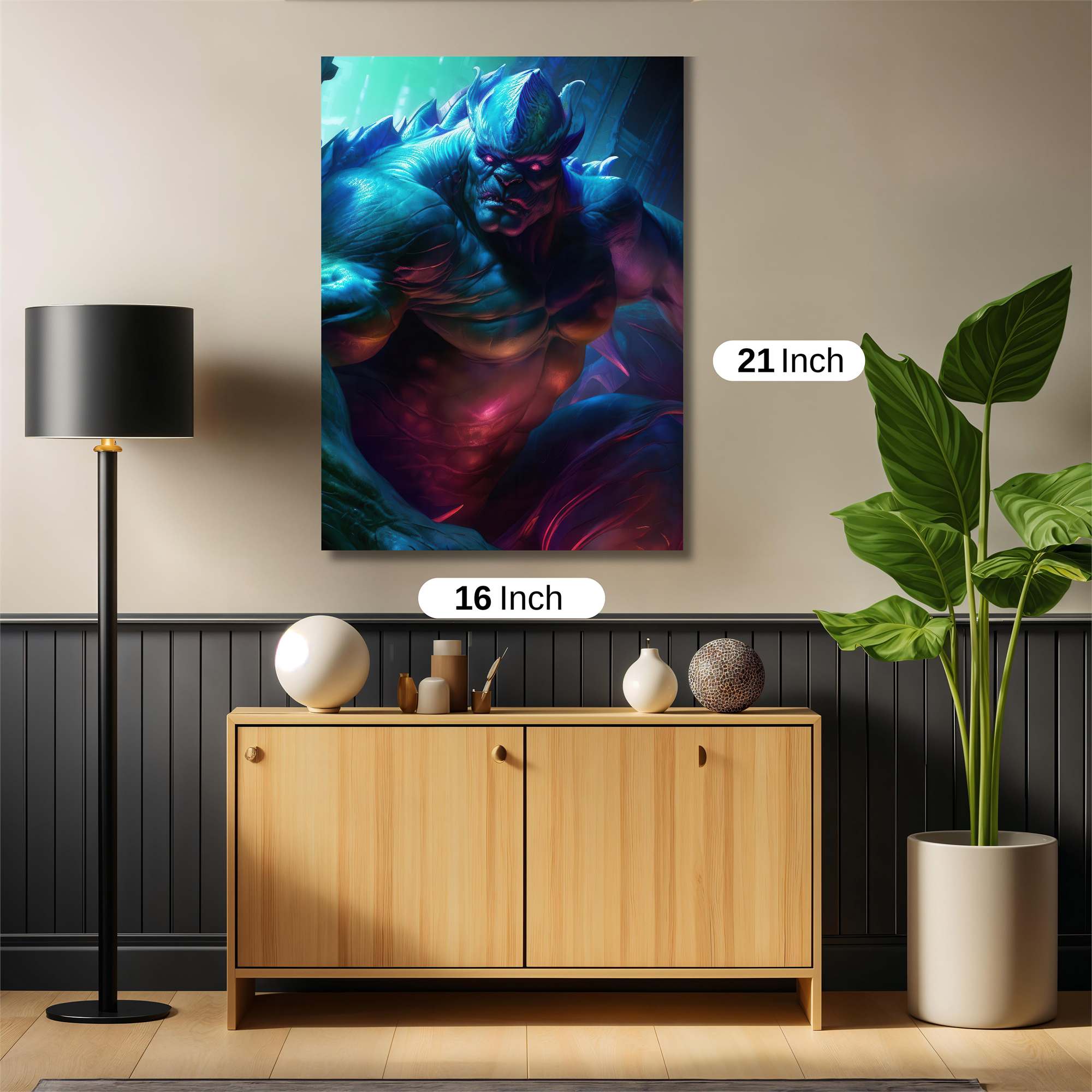 Demonic Shadow Safe Wall Magnetic / M