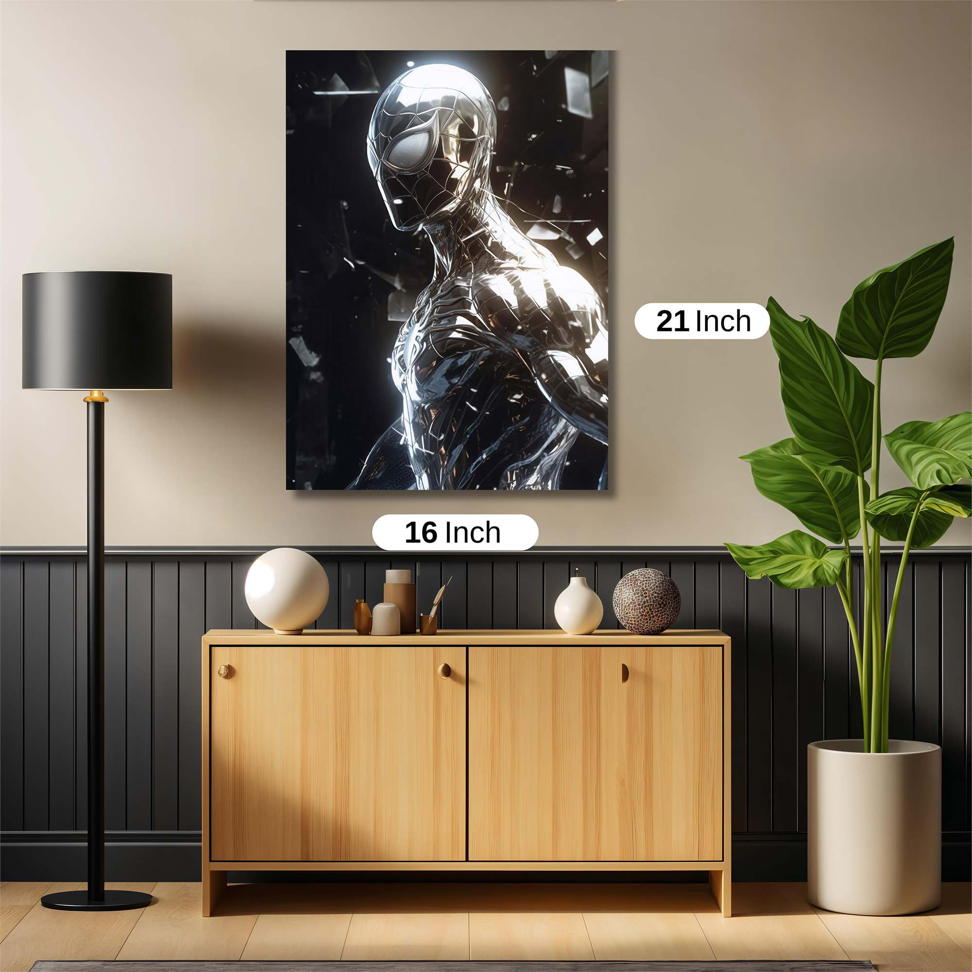 Spidey Gleam Safe Wall Magnetic / M