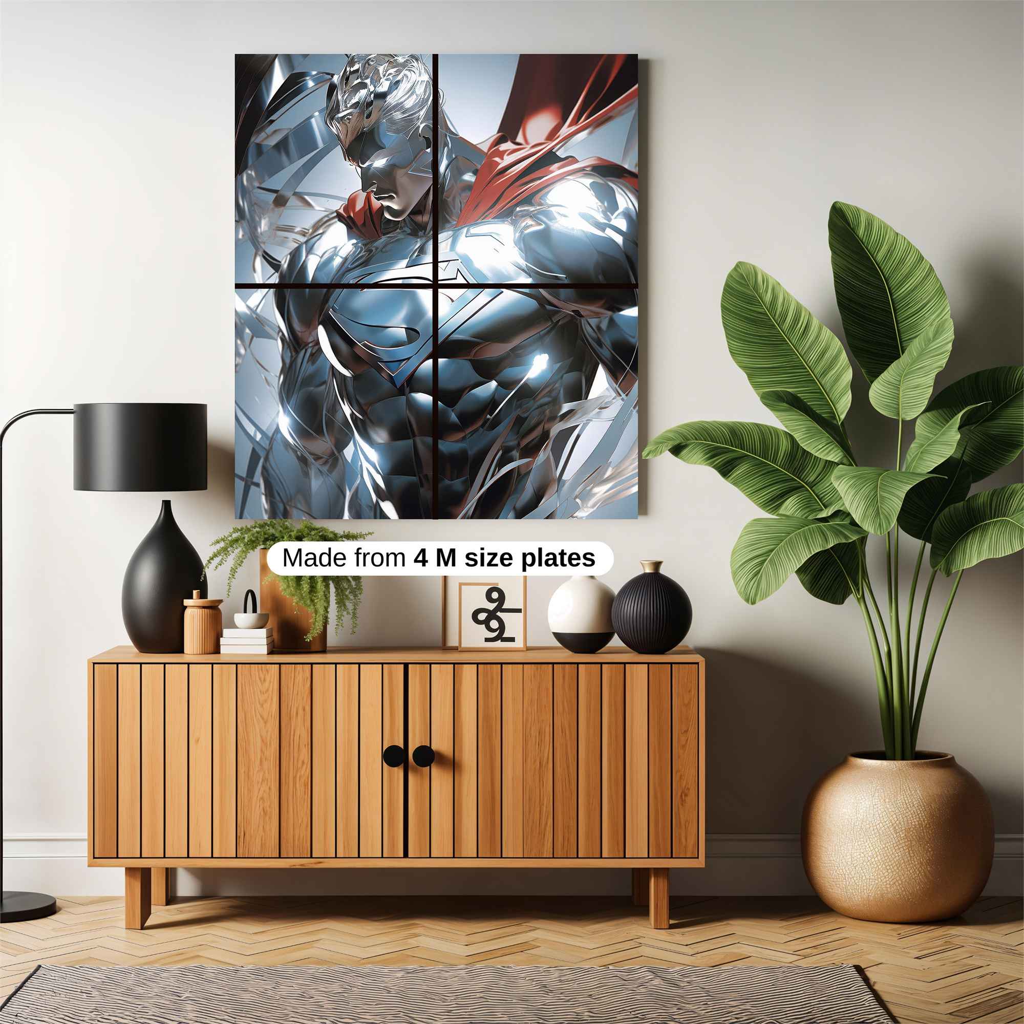 Superman Radiance Safe Wall Magnetic / M