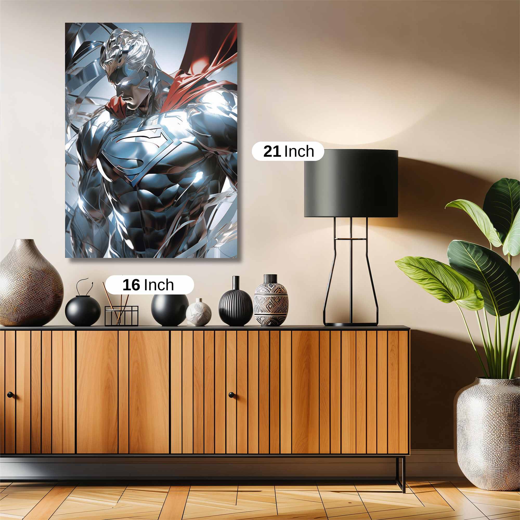 Superman Radiance Safe Wall Magnetic / M