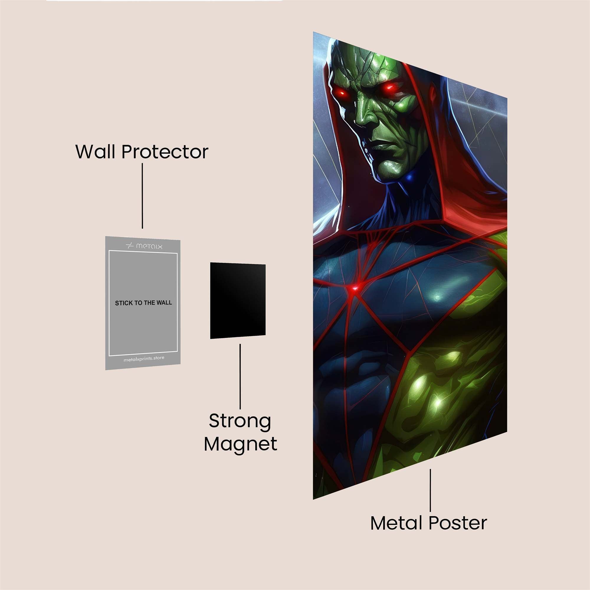 Martian Majesty Safe Wall Magnetic / M