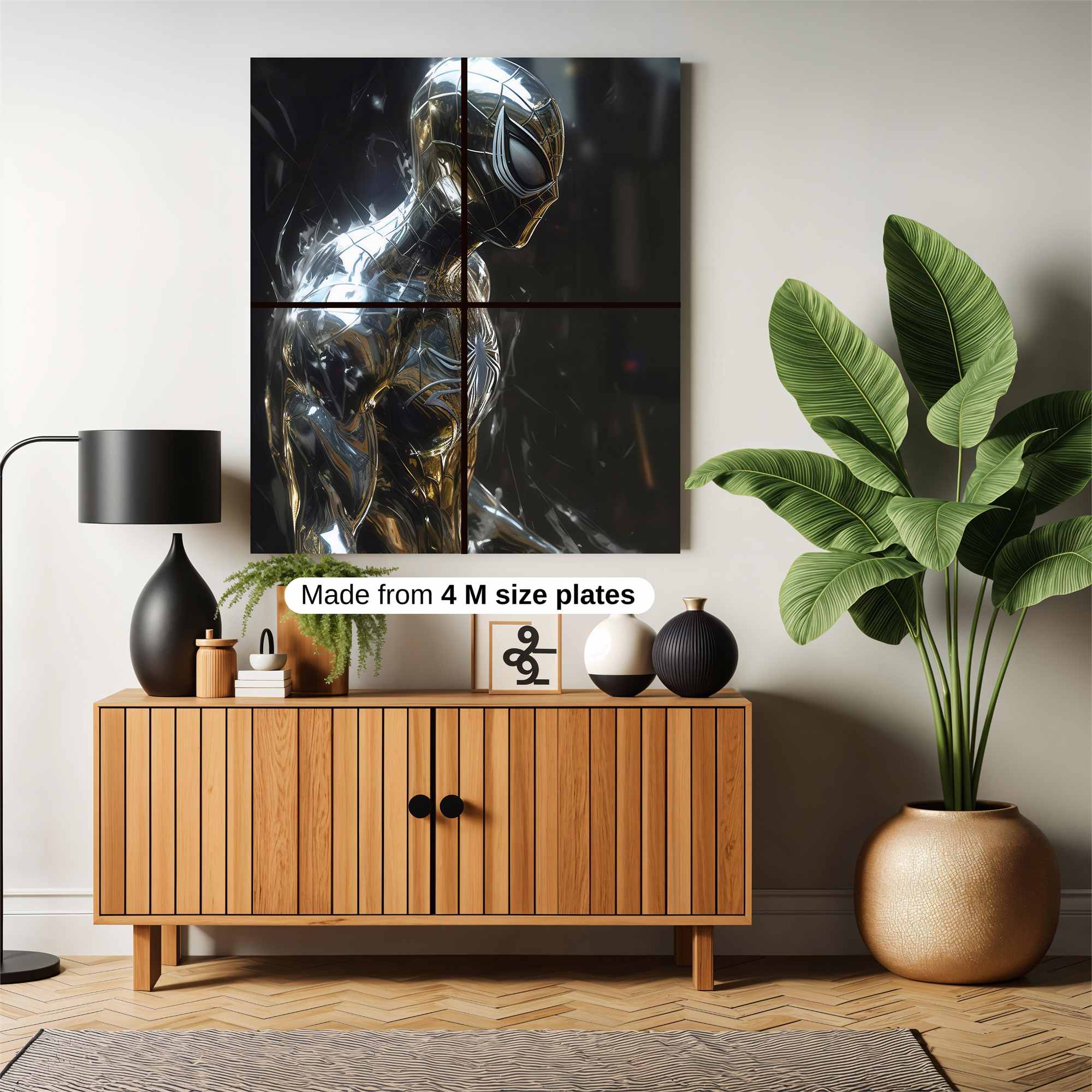 Spider-Man Luminescence Safe Wall Magnetic / M