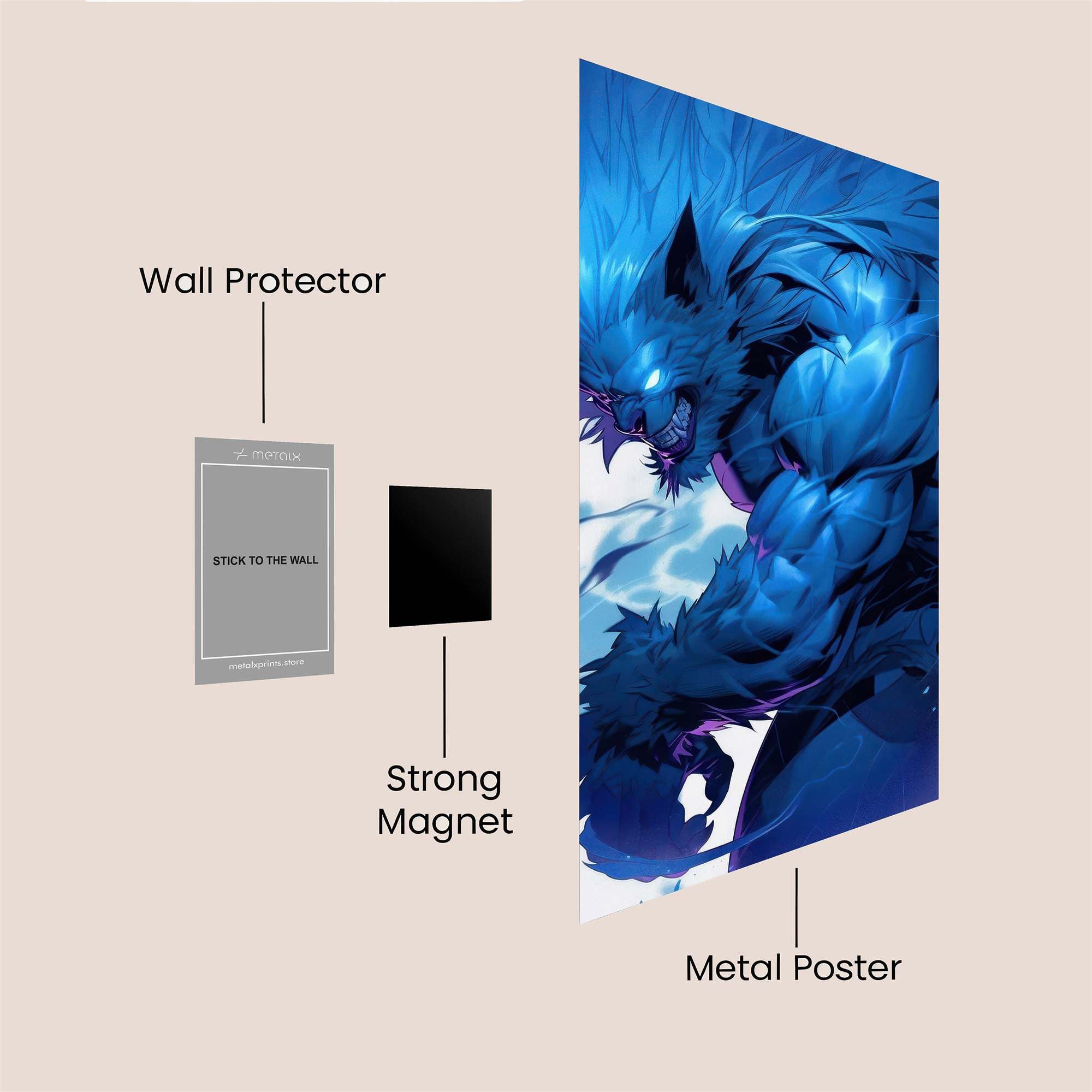 Feral Surge Safe Wall Magnetic / M
