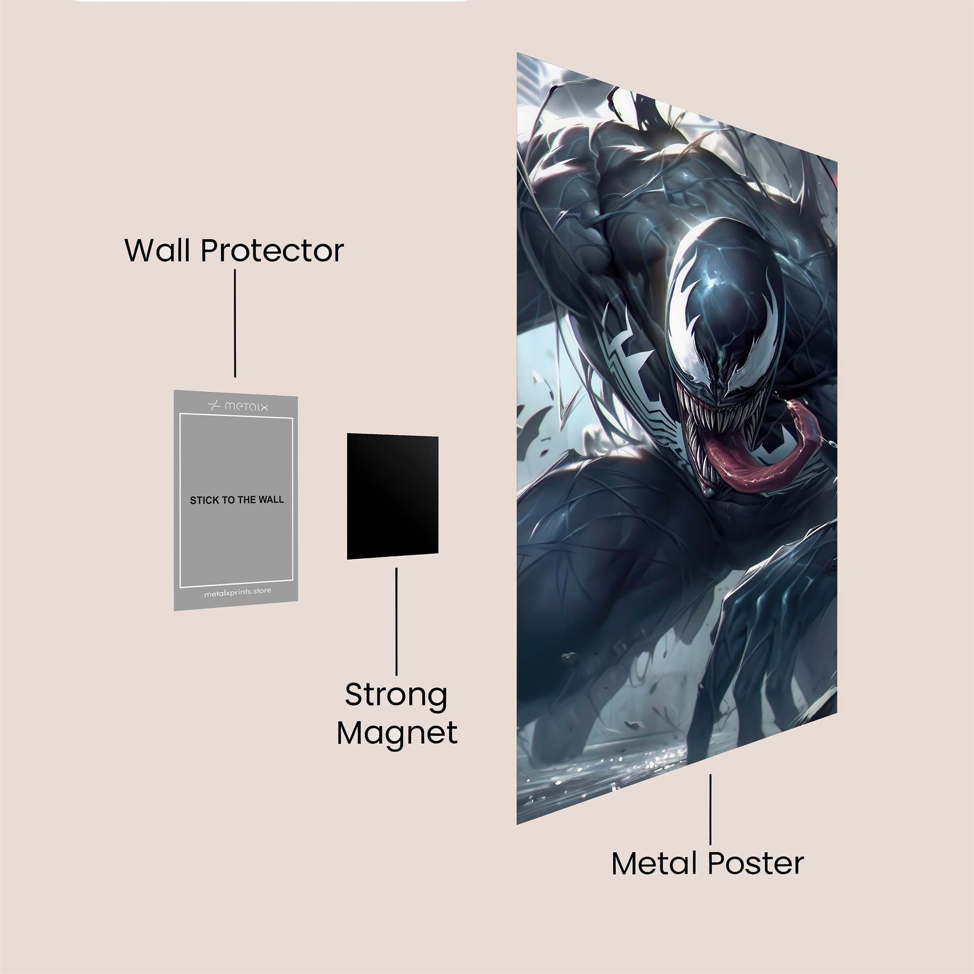 Venom Vigor Safe Wall Magnetic / M