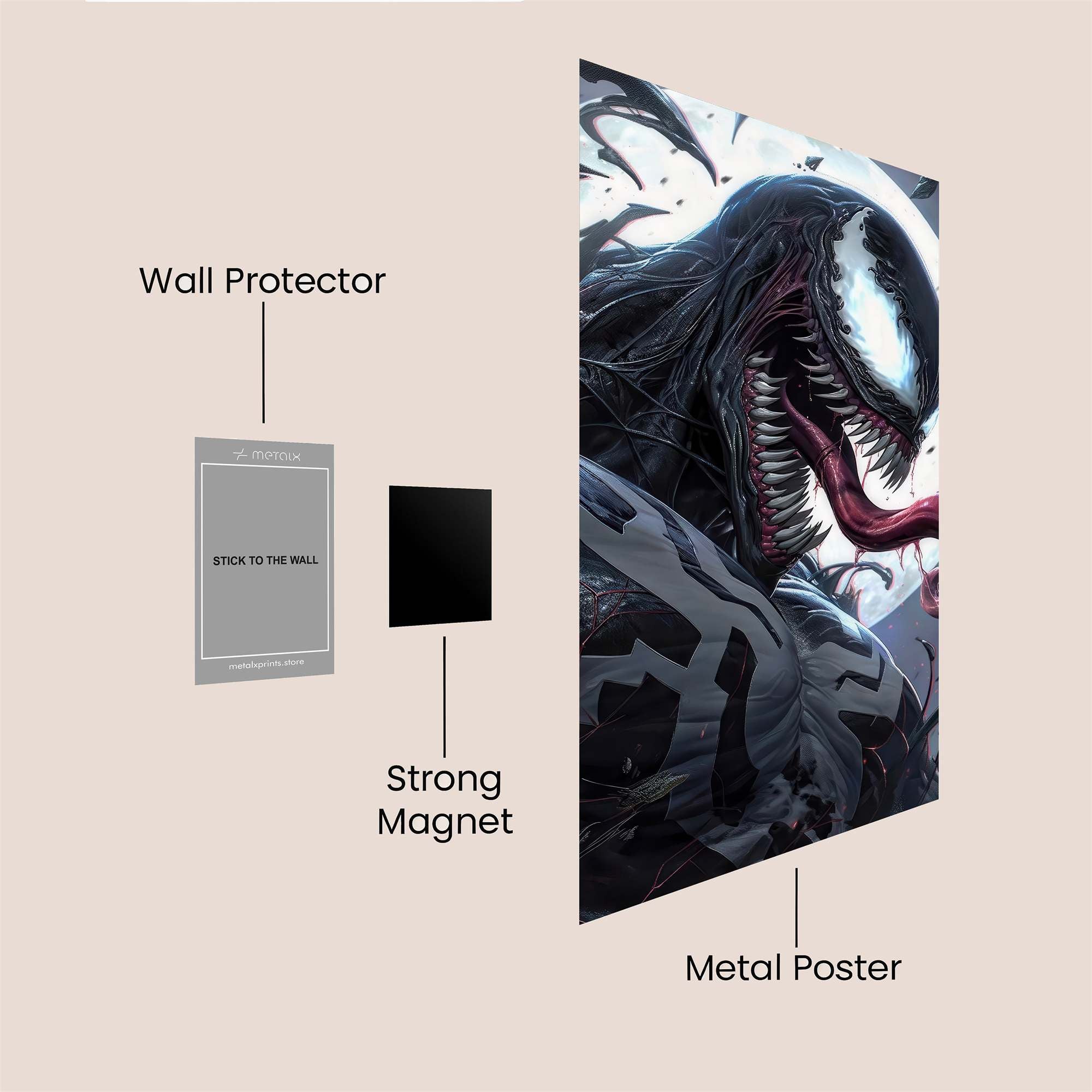 Venom Vortex Safe Wall Magnetic / M