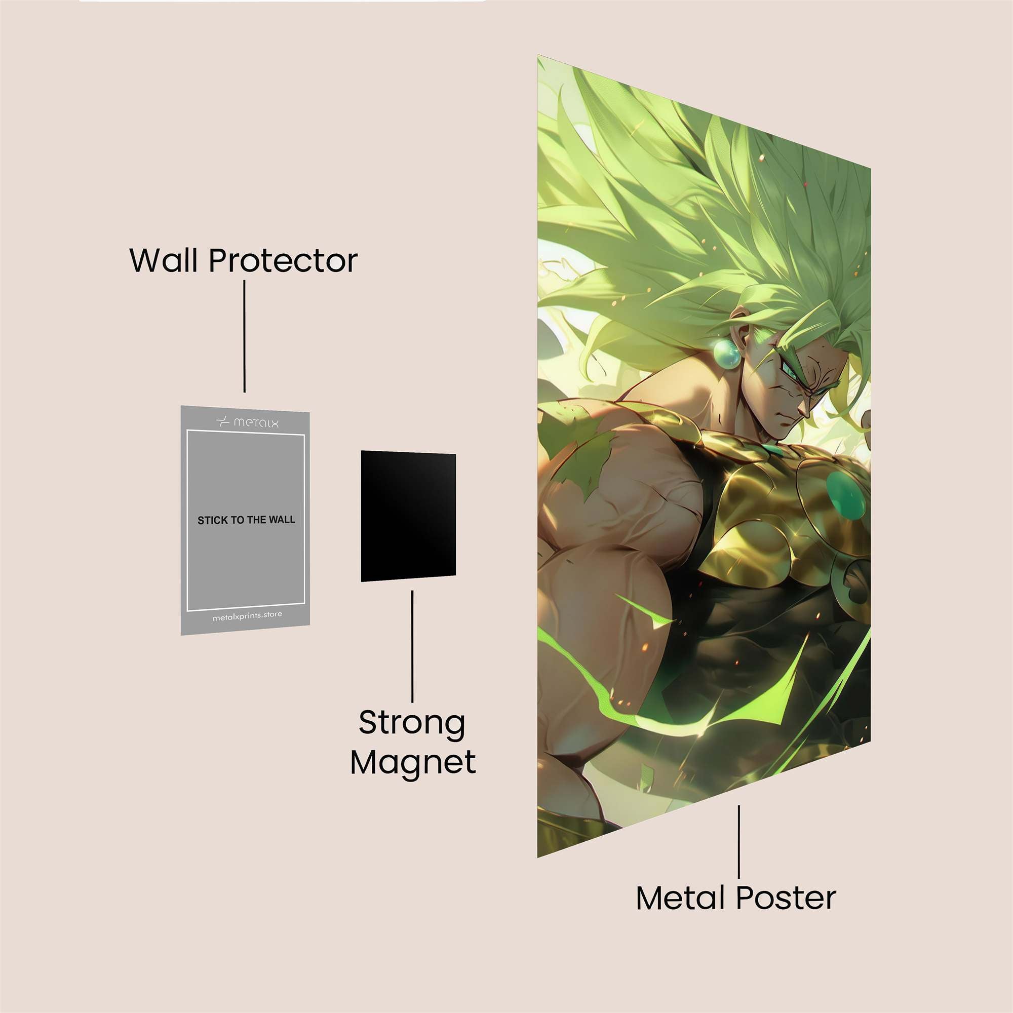 Broly Frenzy Safe Wall Magnetic / M