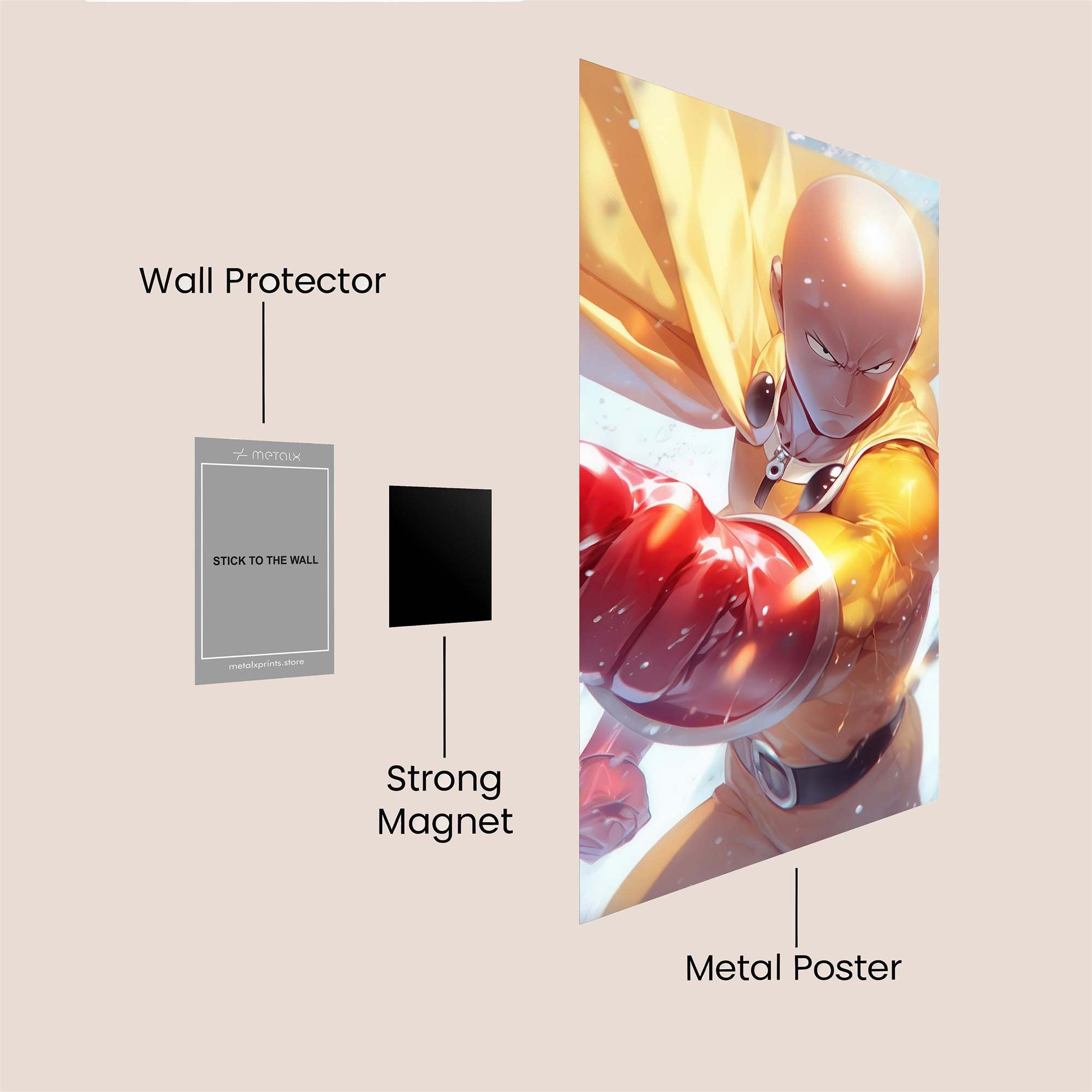 Saitama Surge Safe Wall Magnetic / M