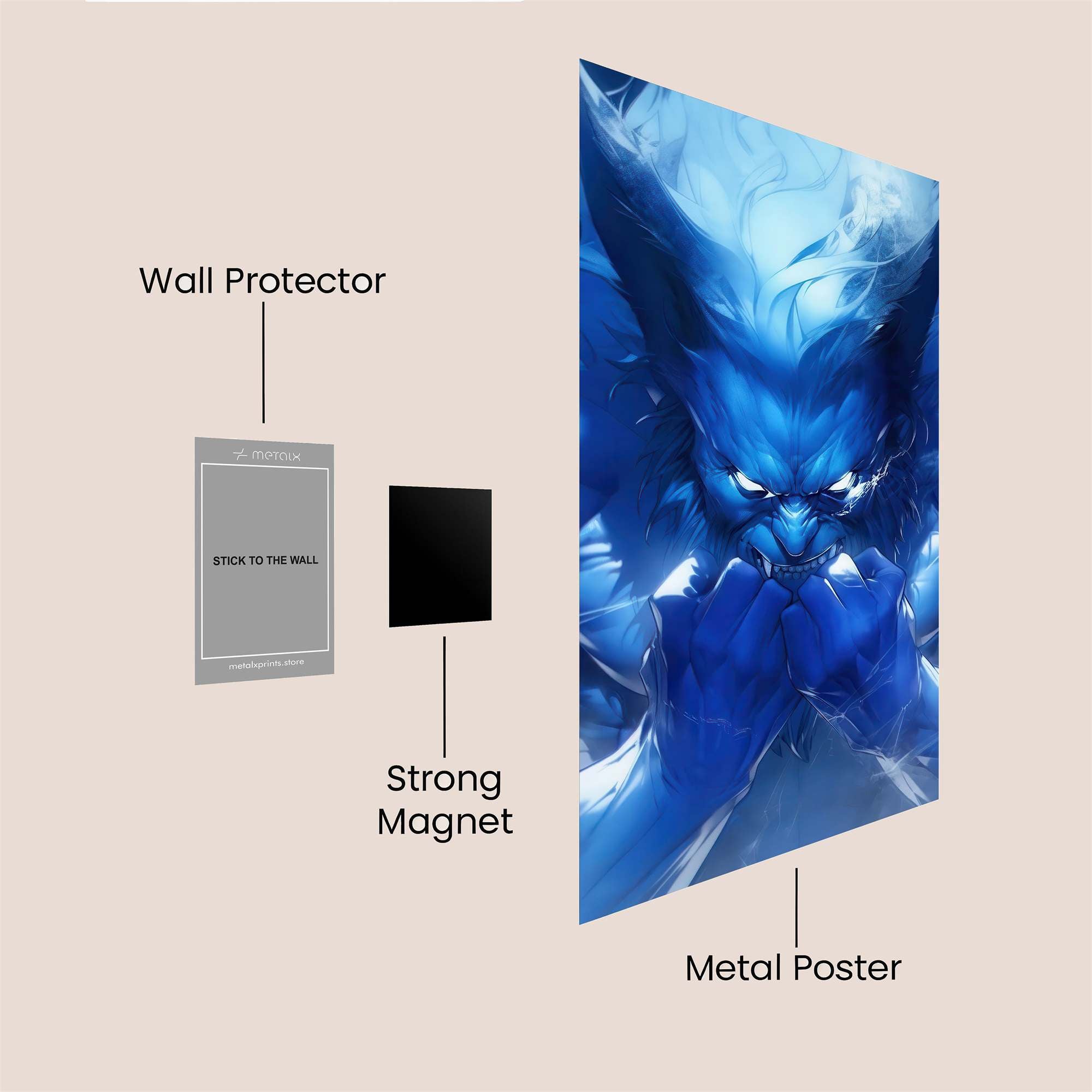 Beastly Frenzy Safe Wall Magnetic / M
