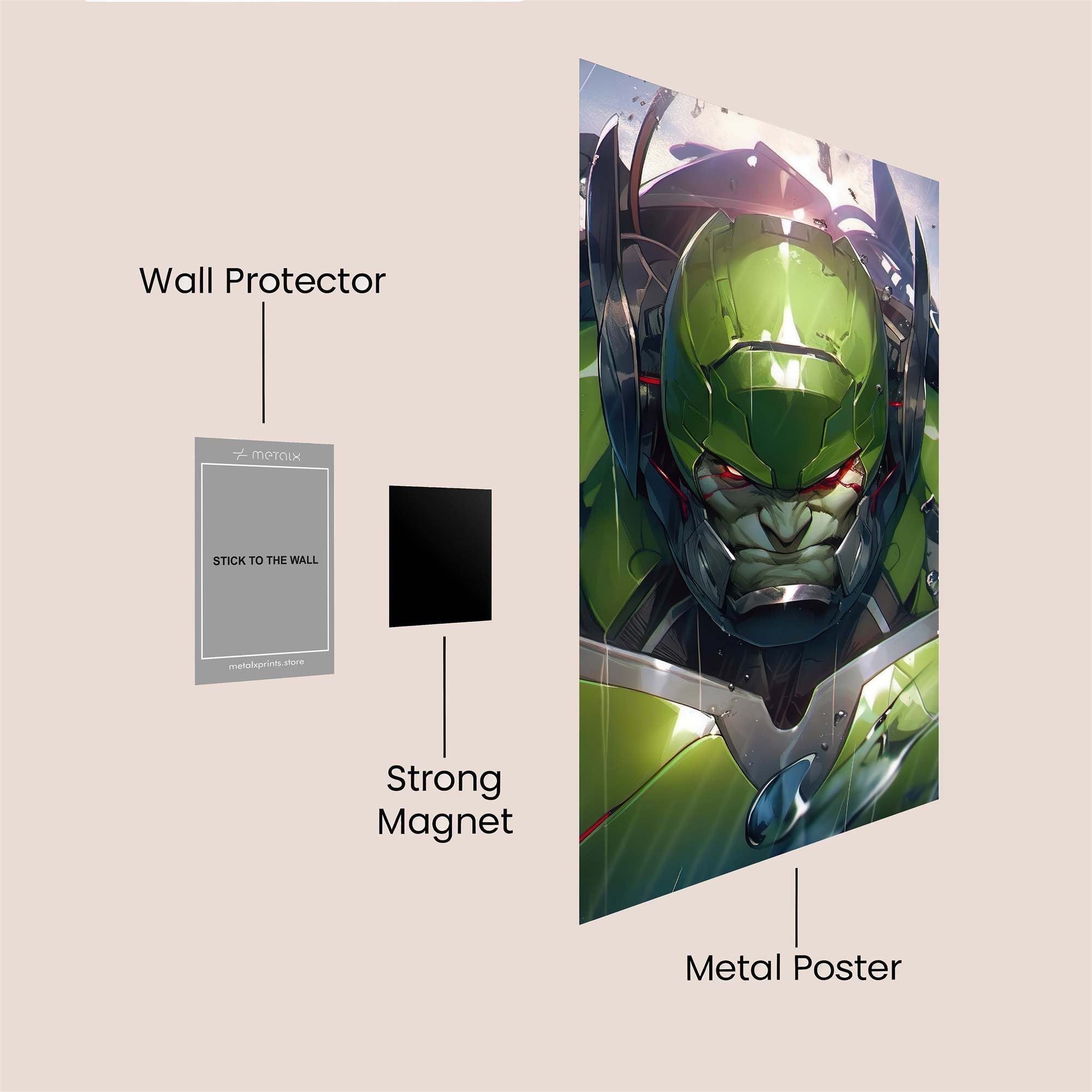 Mecha Resolve Safe Wall Magnetic / M
