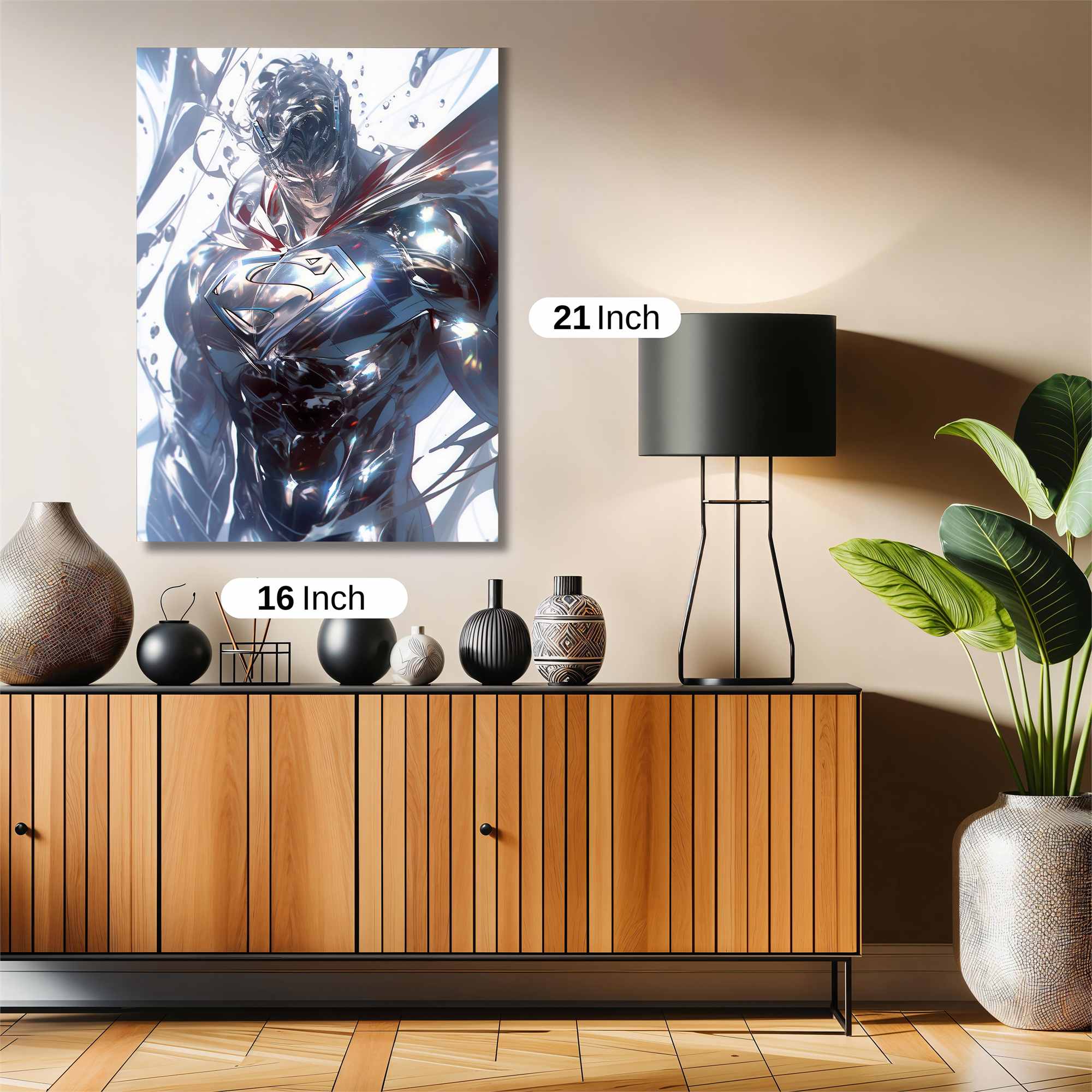 Superman Radiance Safe Wall Magnetic / M