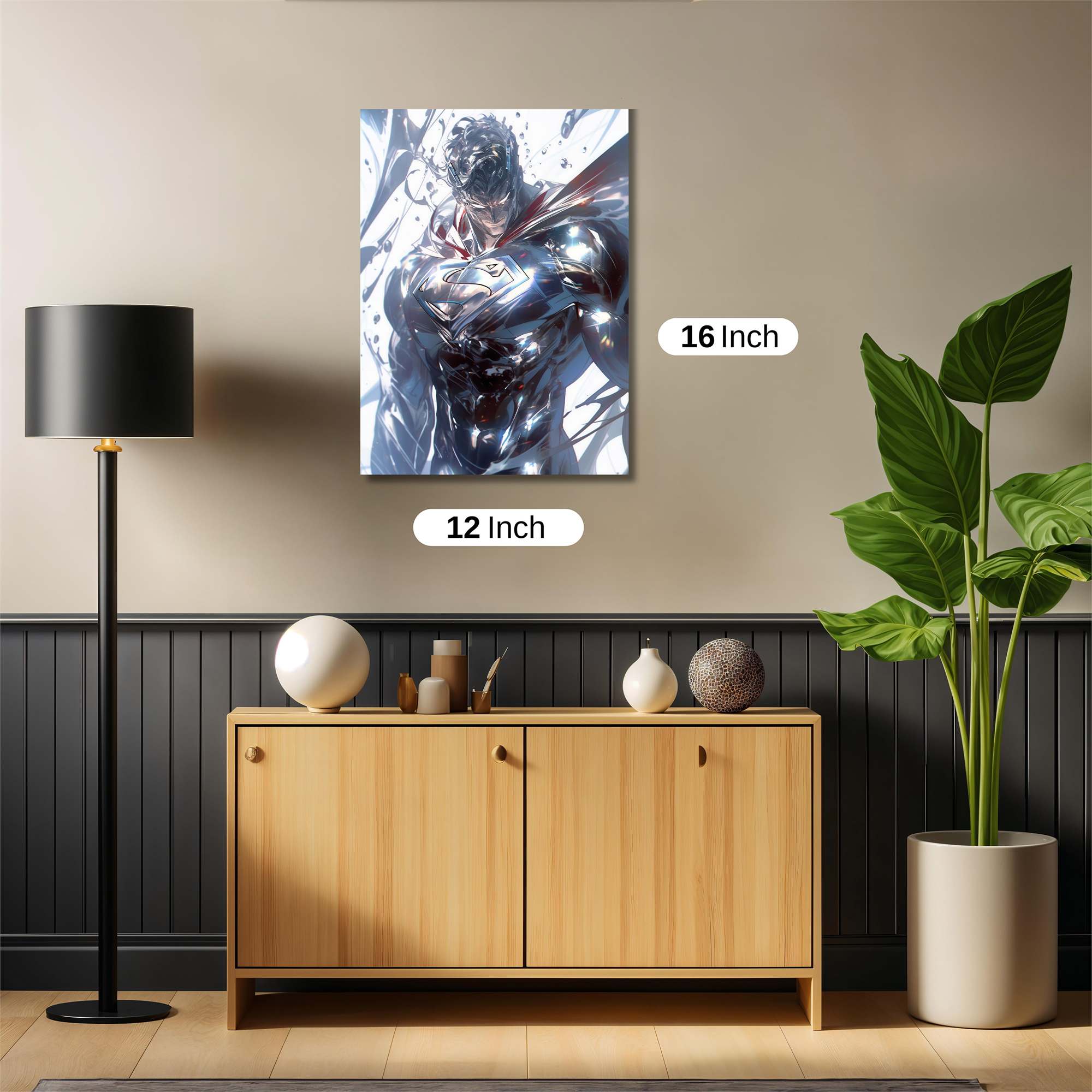 Superman Radiance Safe Wall Magnetic / M