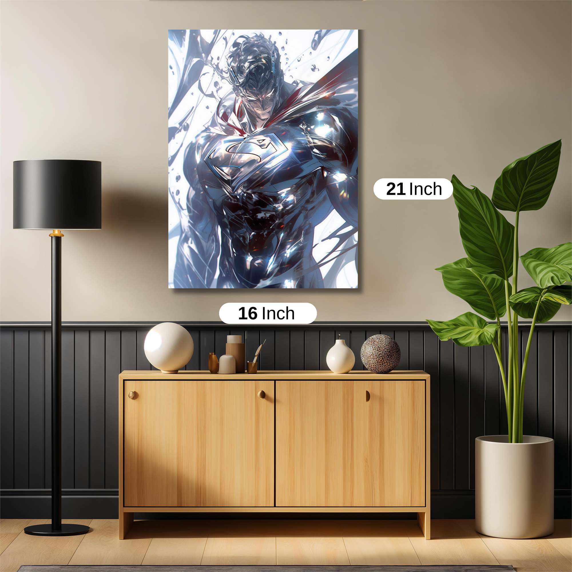 Superman Radiance Safe Wall Magnetic / M