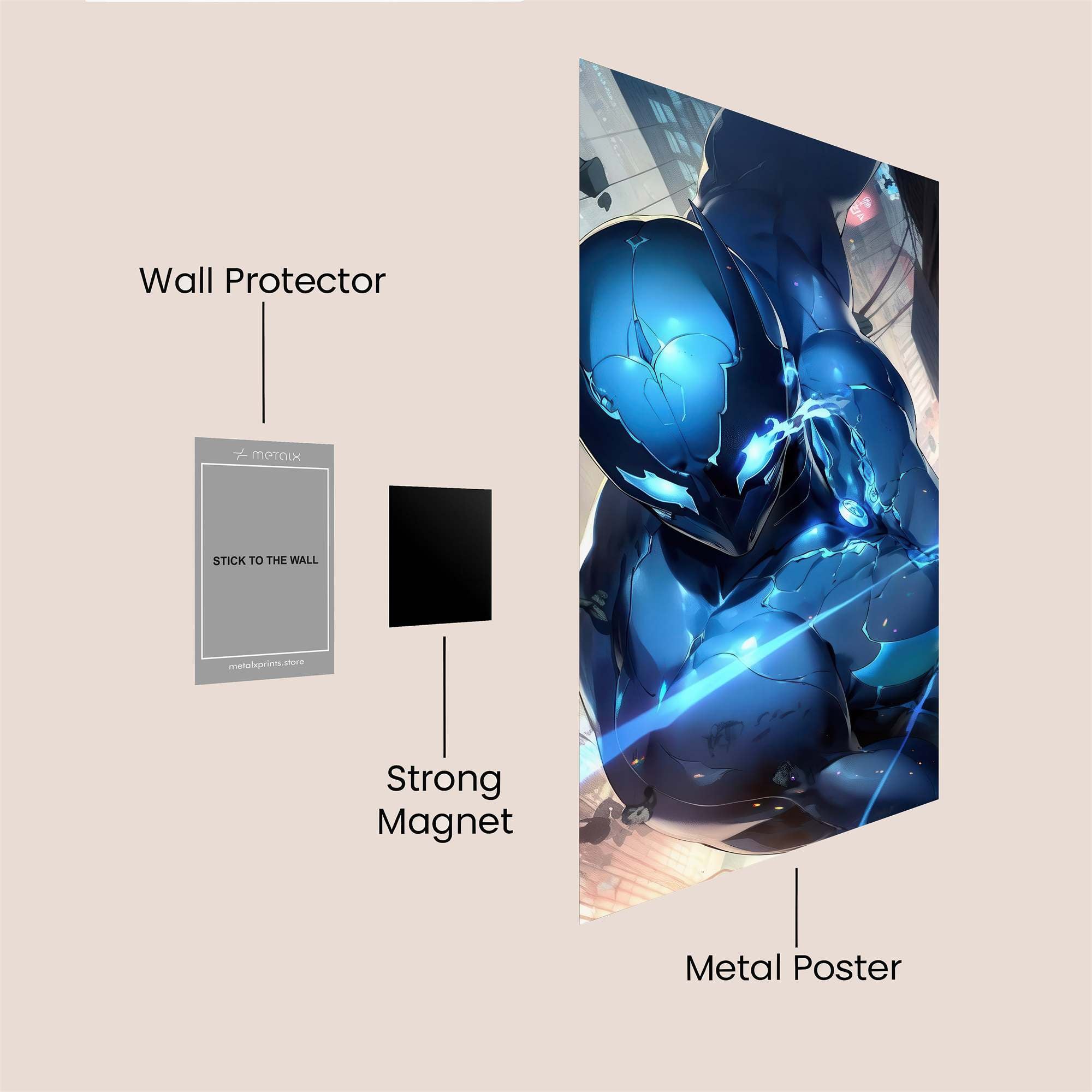 Heroic Surge Safe Wall Magnetic / M