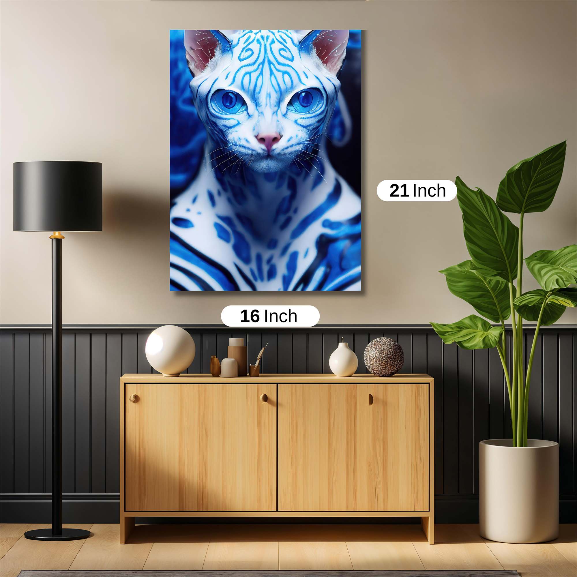 Mystic Feline Safe Wall Magnetic / M