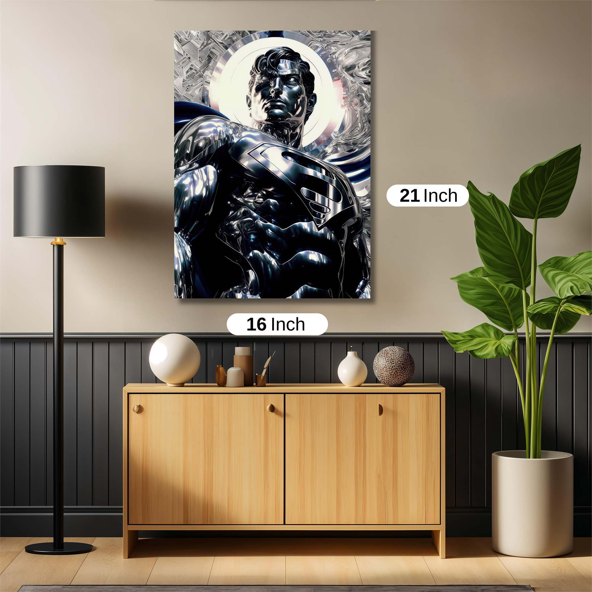 Superman Radiance Safe Wall Magnetic / M