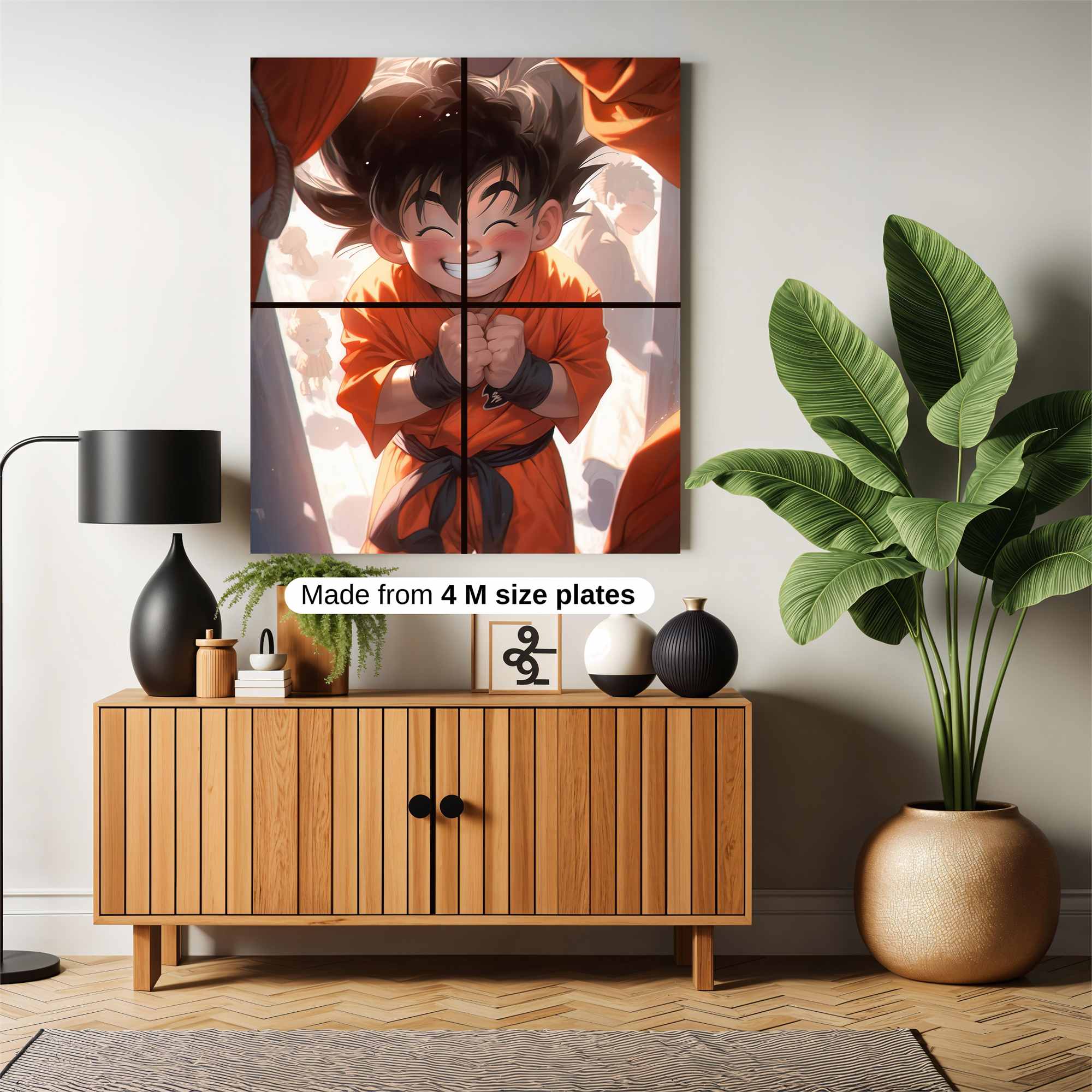 Goku Gleeful Safe Wall Magnetic / M
