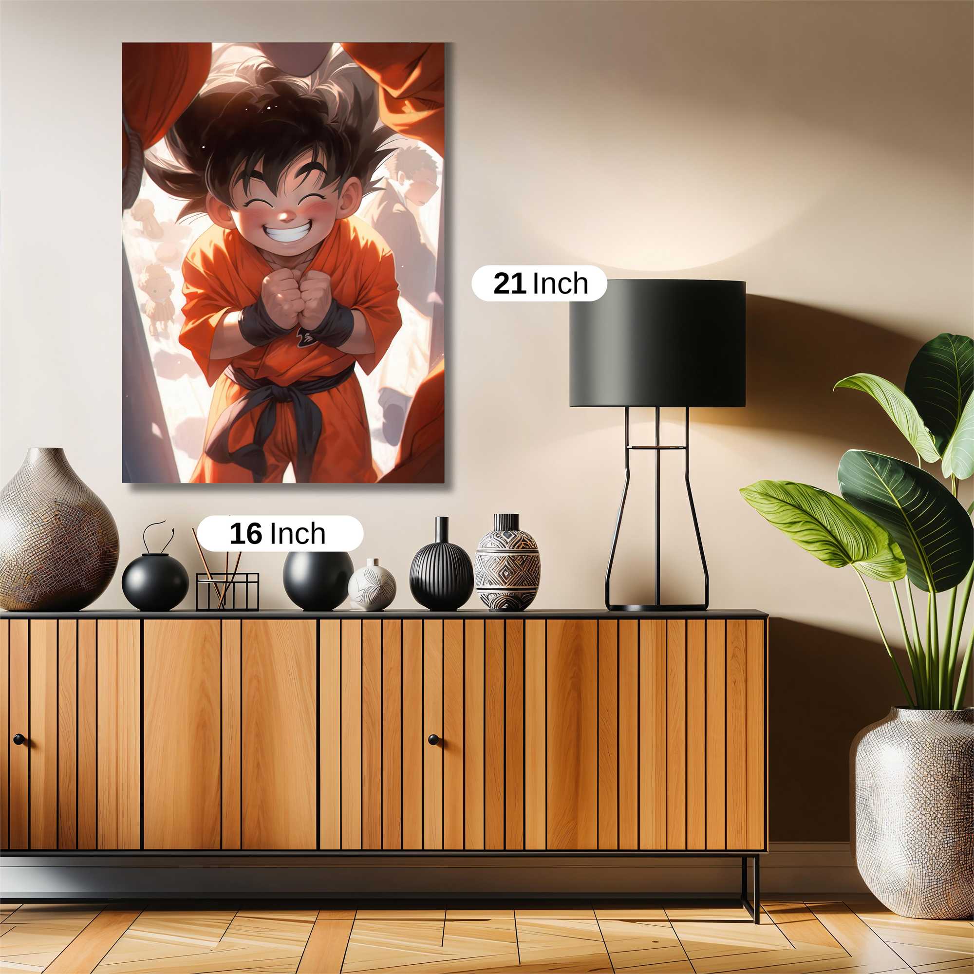 Goku Gleeful Safe Wall Magnetic / M