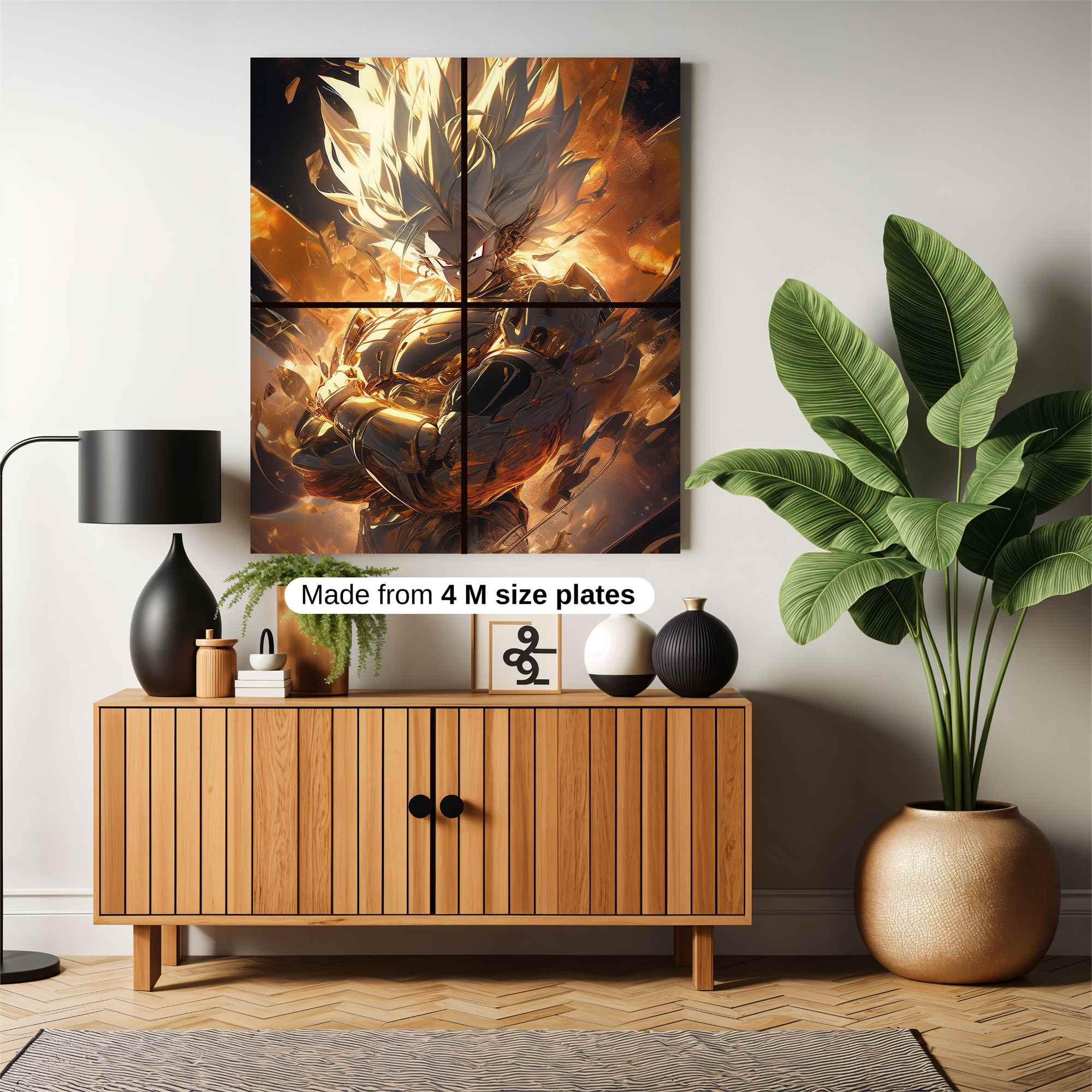 Saiyan Fury Safe Wall Magnetic / M