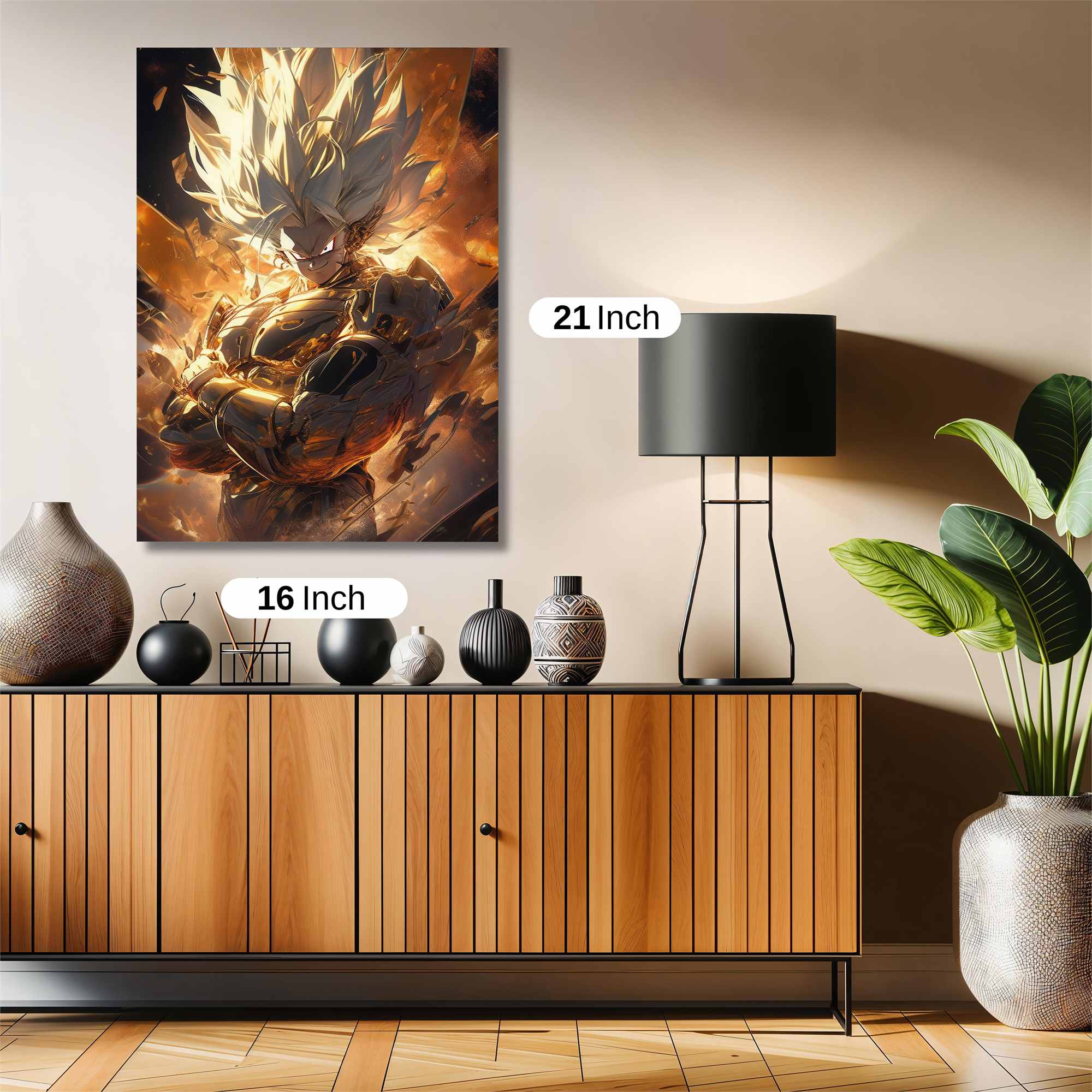 Saiyan Fury Safe Wall Magnetic / M