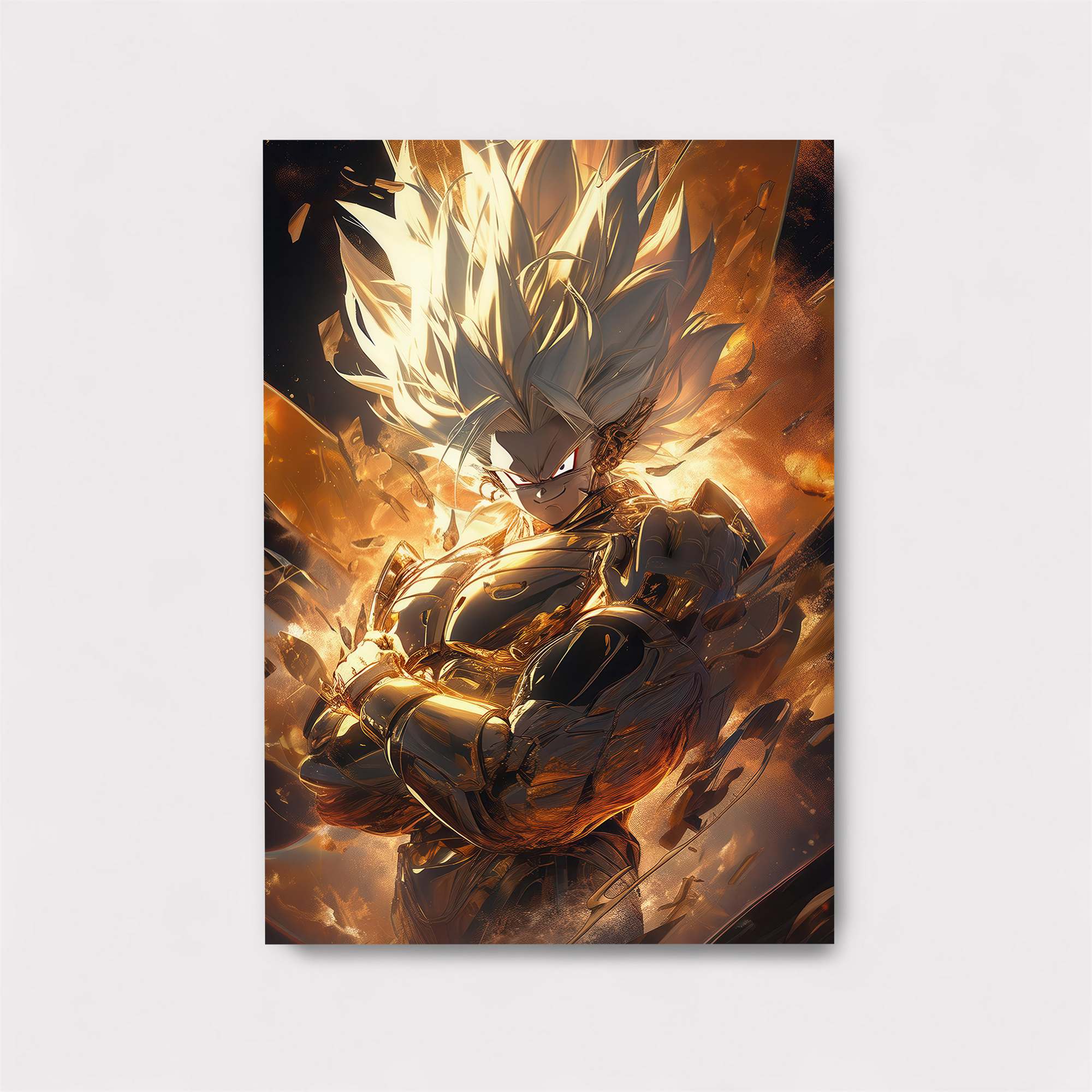 Saiyan Fury Safe Wall Magnetic / M