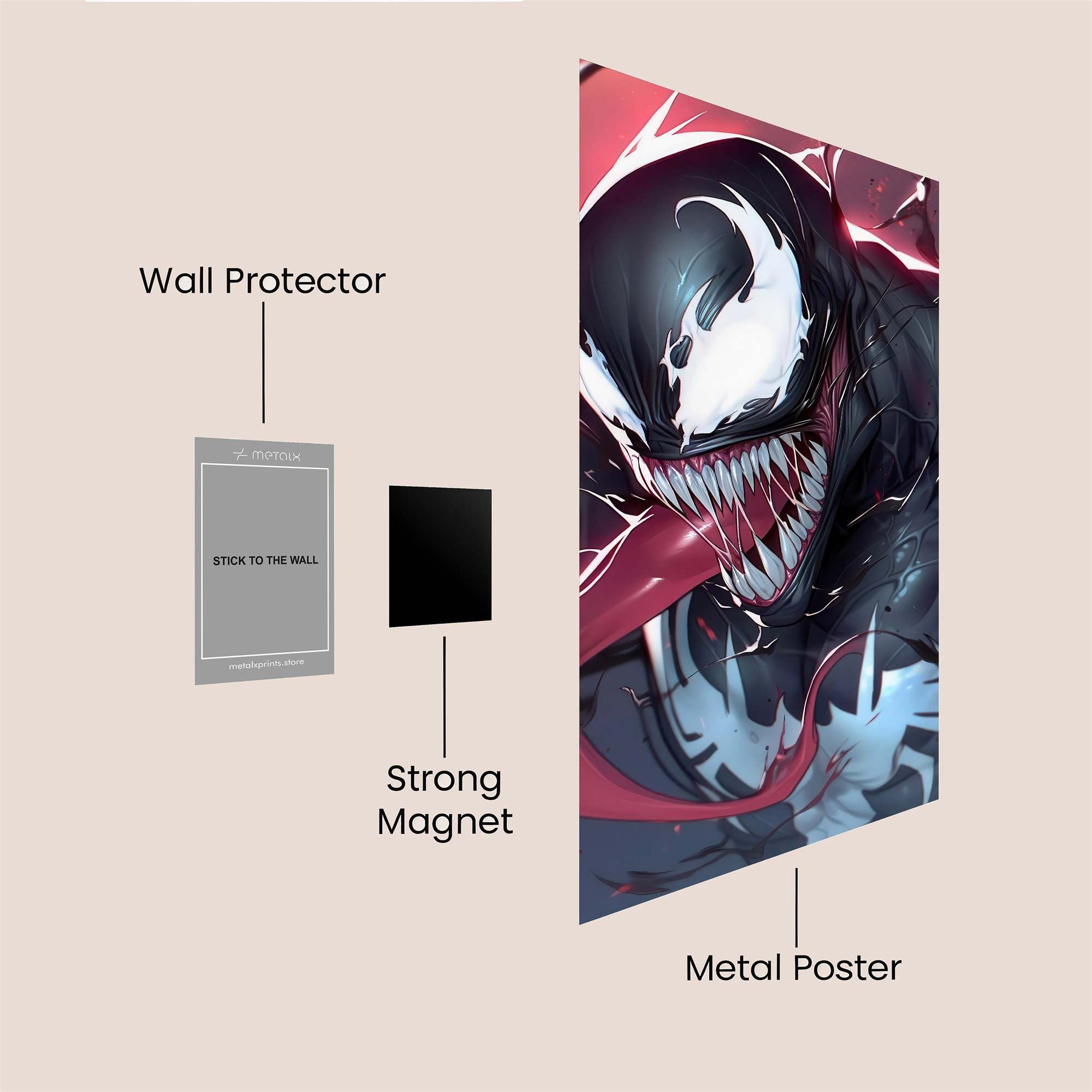 Venom Vortex Safe Wall Magnetic / M