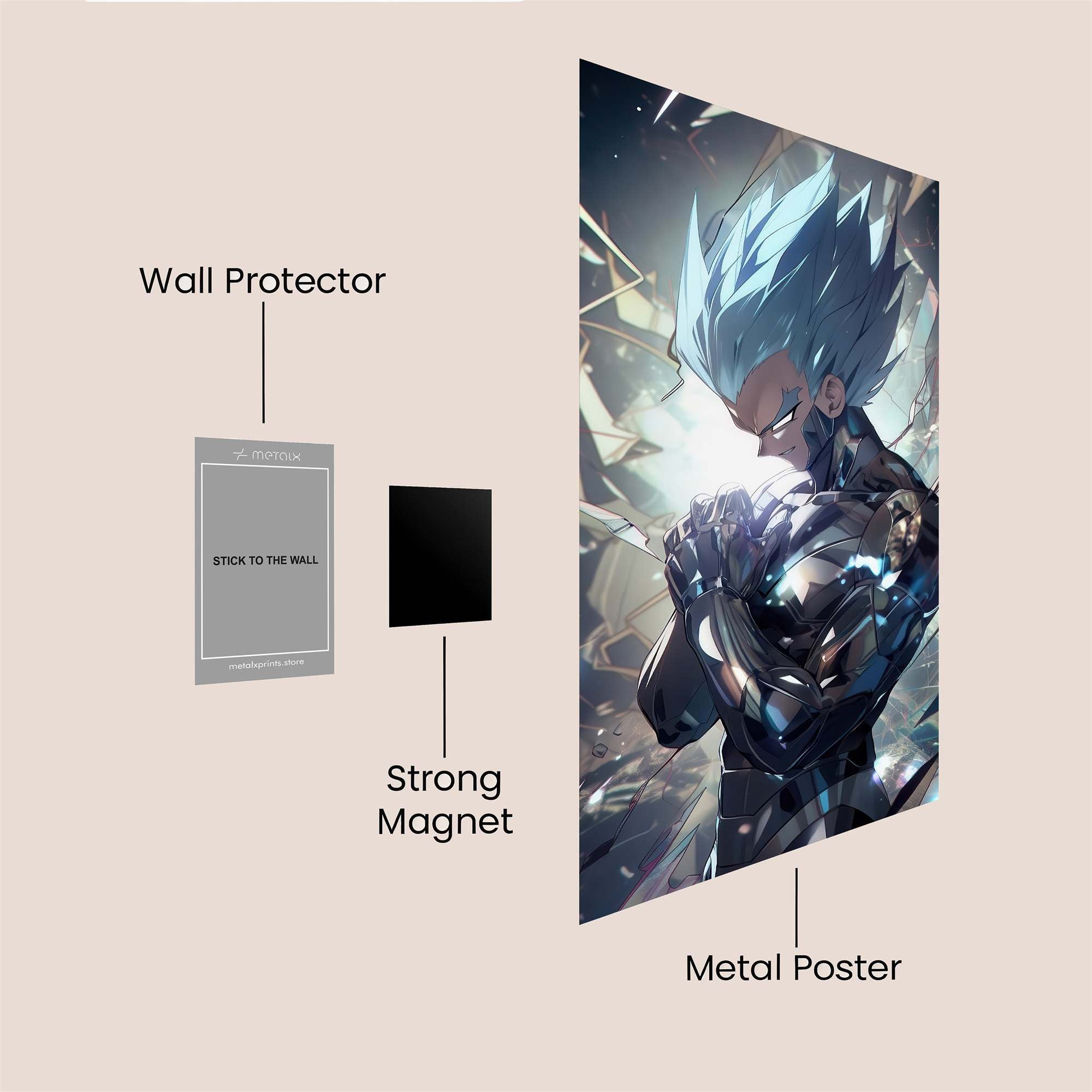 Garou Resolve Safe Wall Magnetic / M