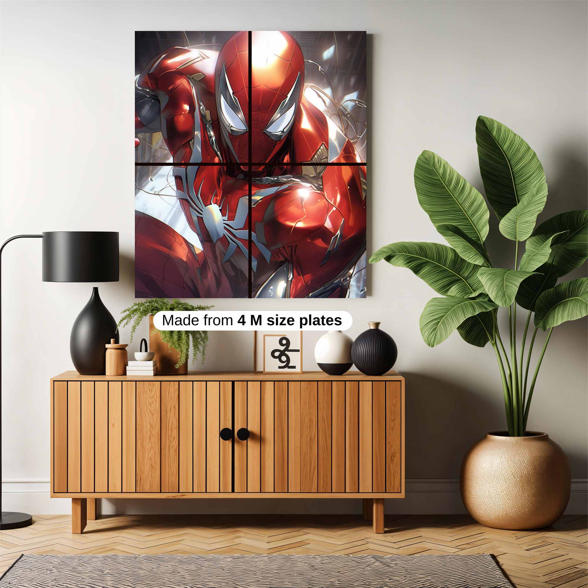 Spider-Man Surge Safe Wall Magnetic / M