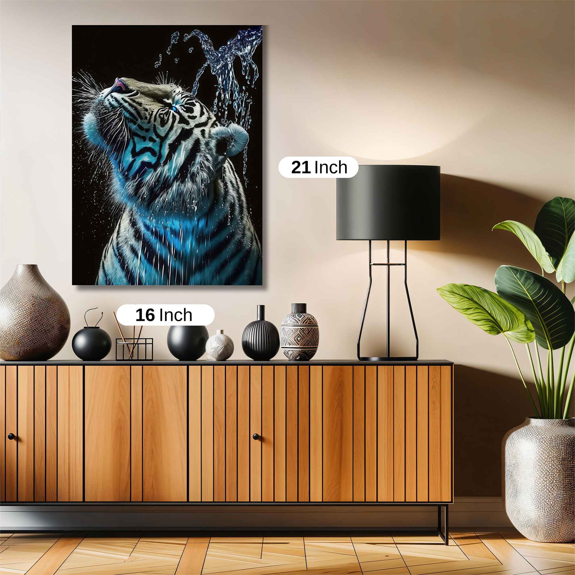 Tiger Splash Safe Wall Magnetic / M