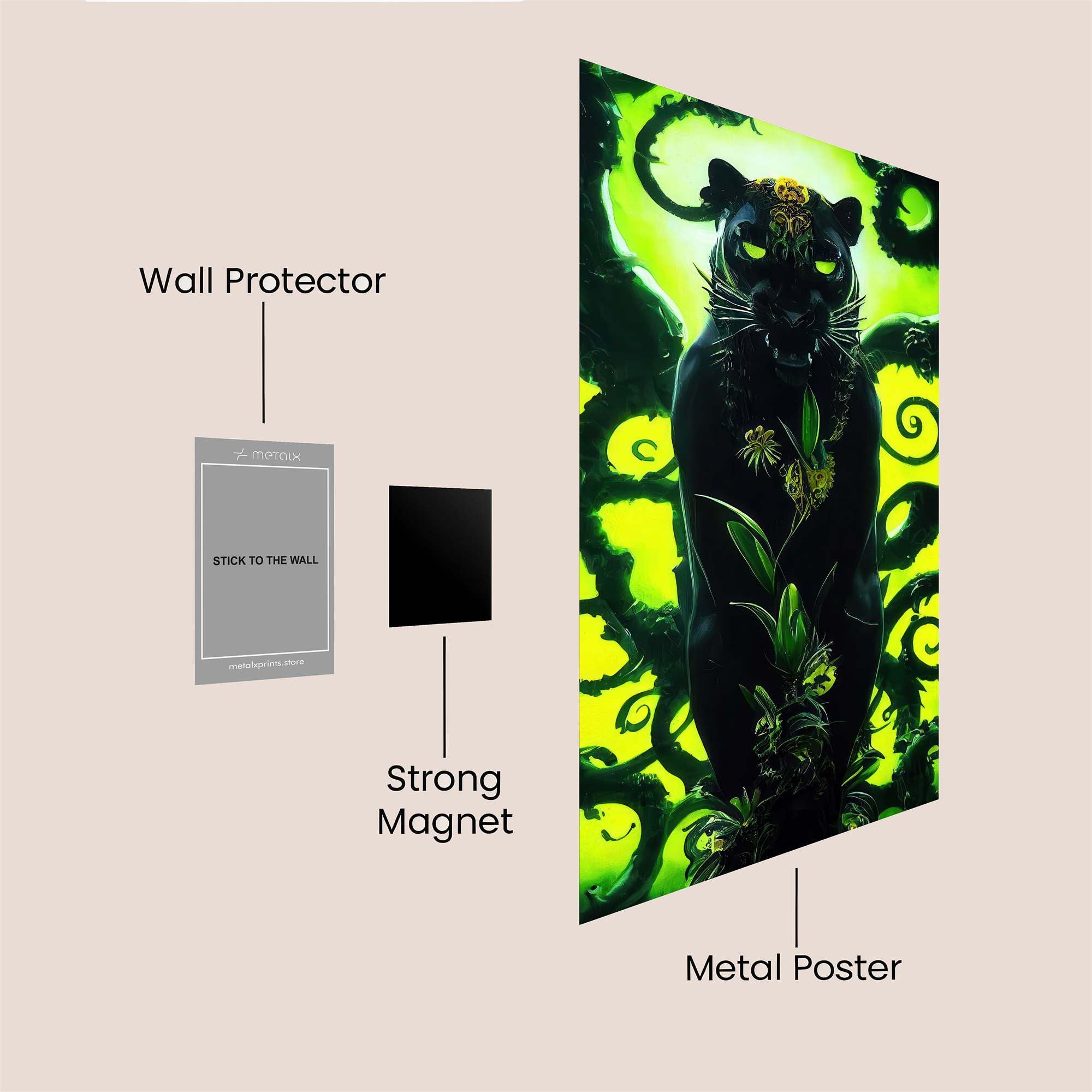 Panther Enigma Safe Wall Magnetic / M