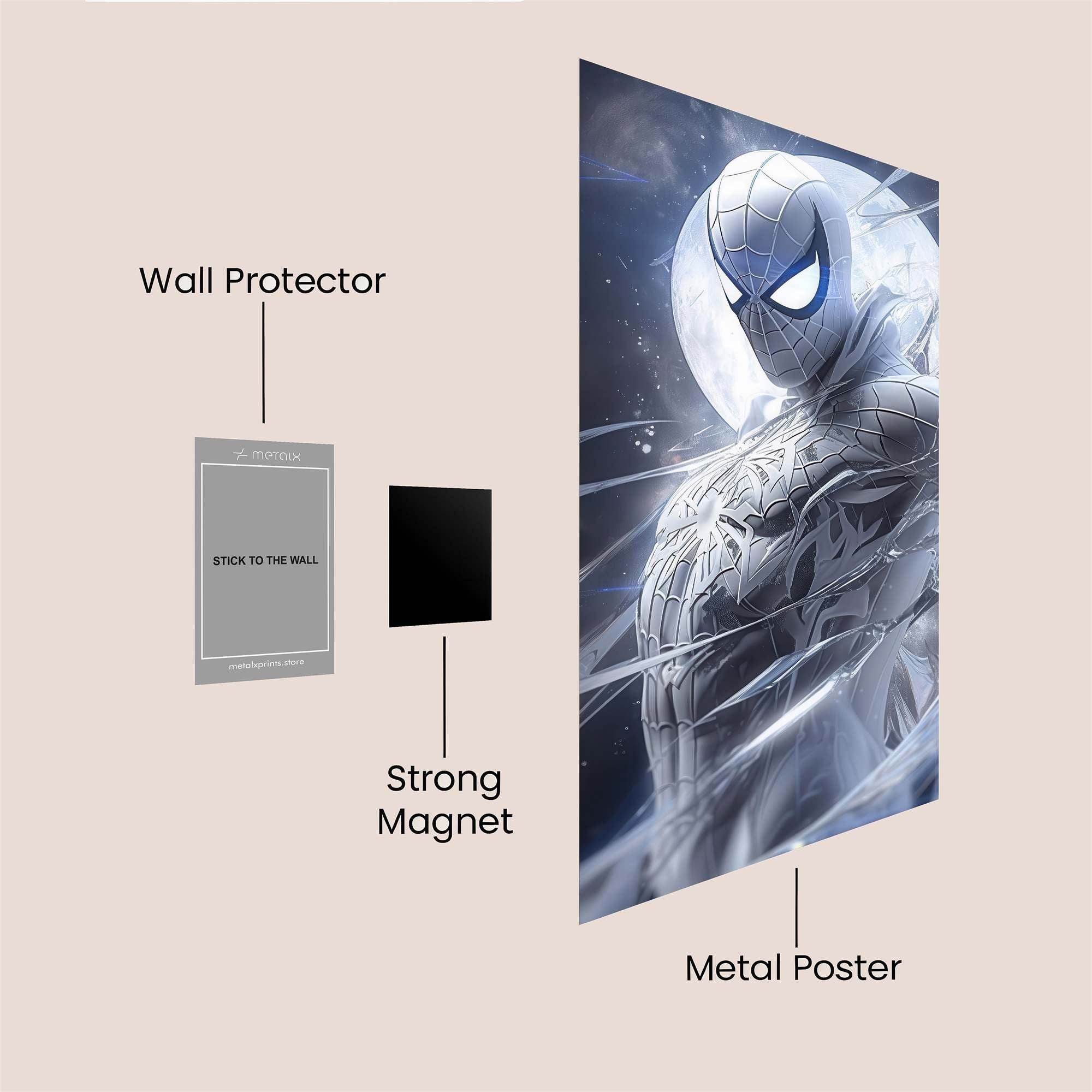 Spidey Luminosity Safe Wall Magnetic / M
