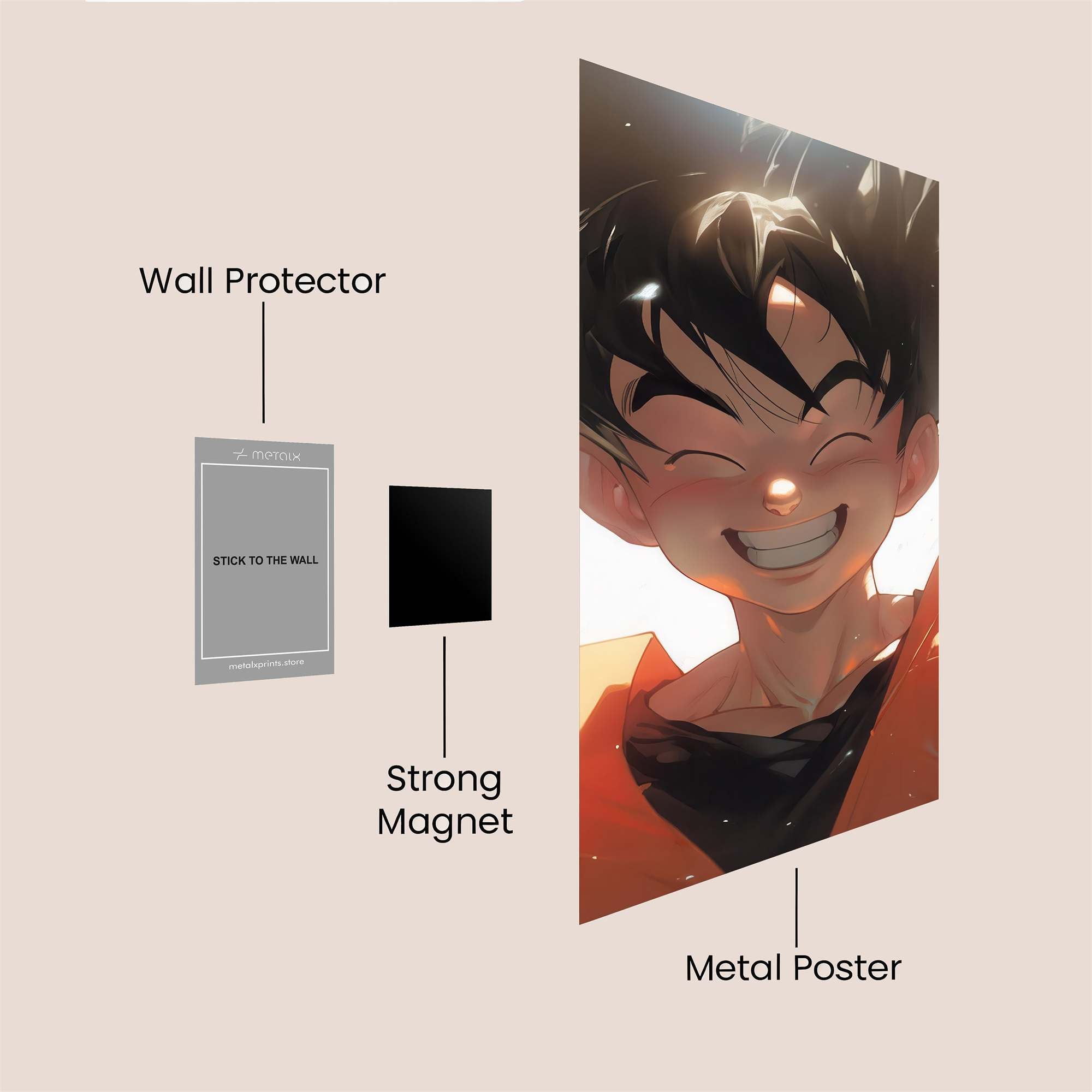 Goku Jubilance Safe Wall Magnetic / M