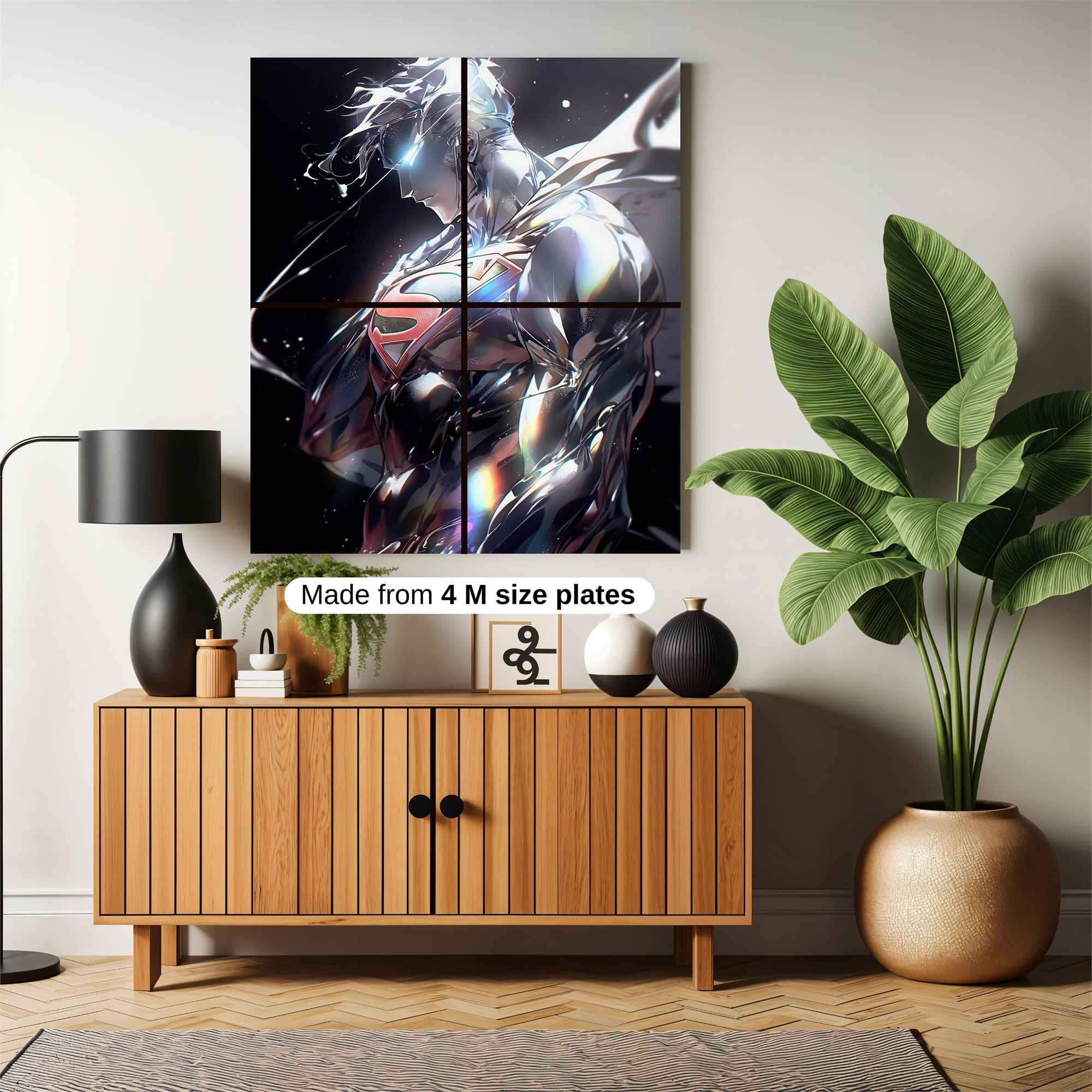 Superman Luminous Safe Wall Magnetic / M