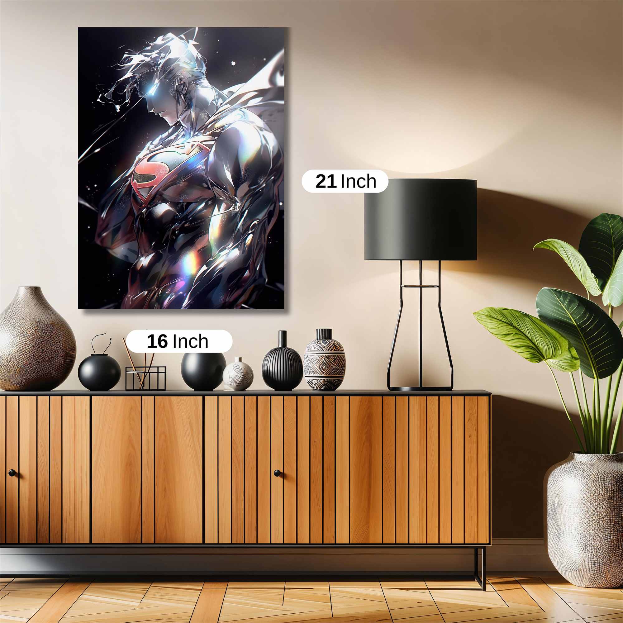 Superman Luminous Safe Wall Magnetic / M