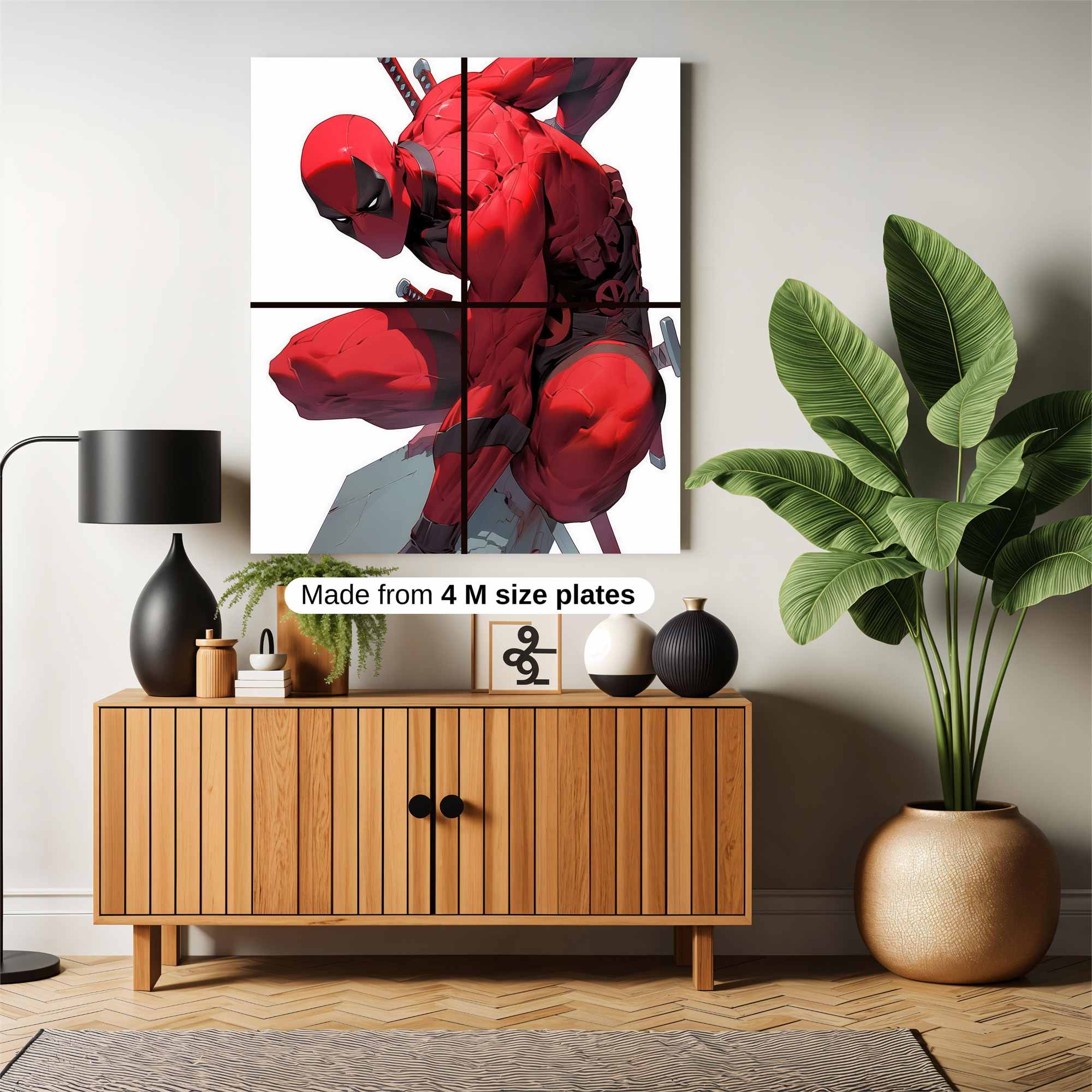 Deadpool Dynamism Safe Wall Magnetic / M