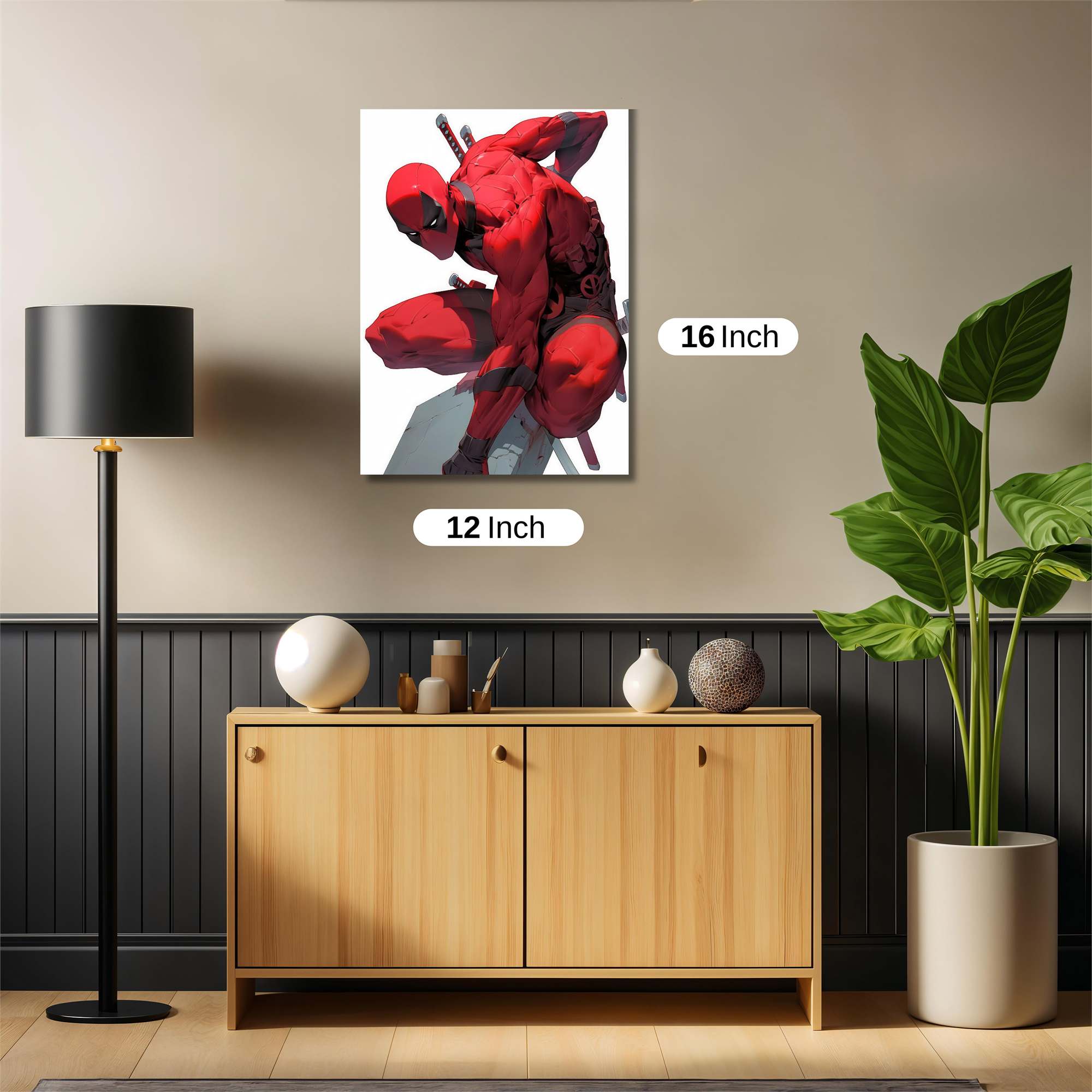 Deadpool Dynamism Safe Wall Magnetic / M