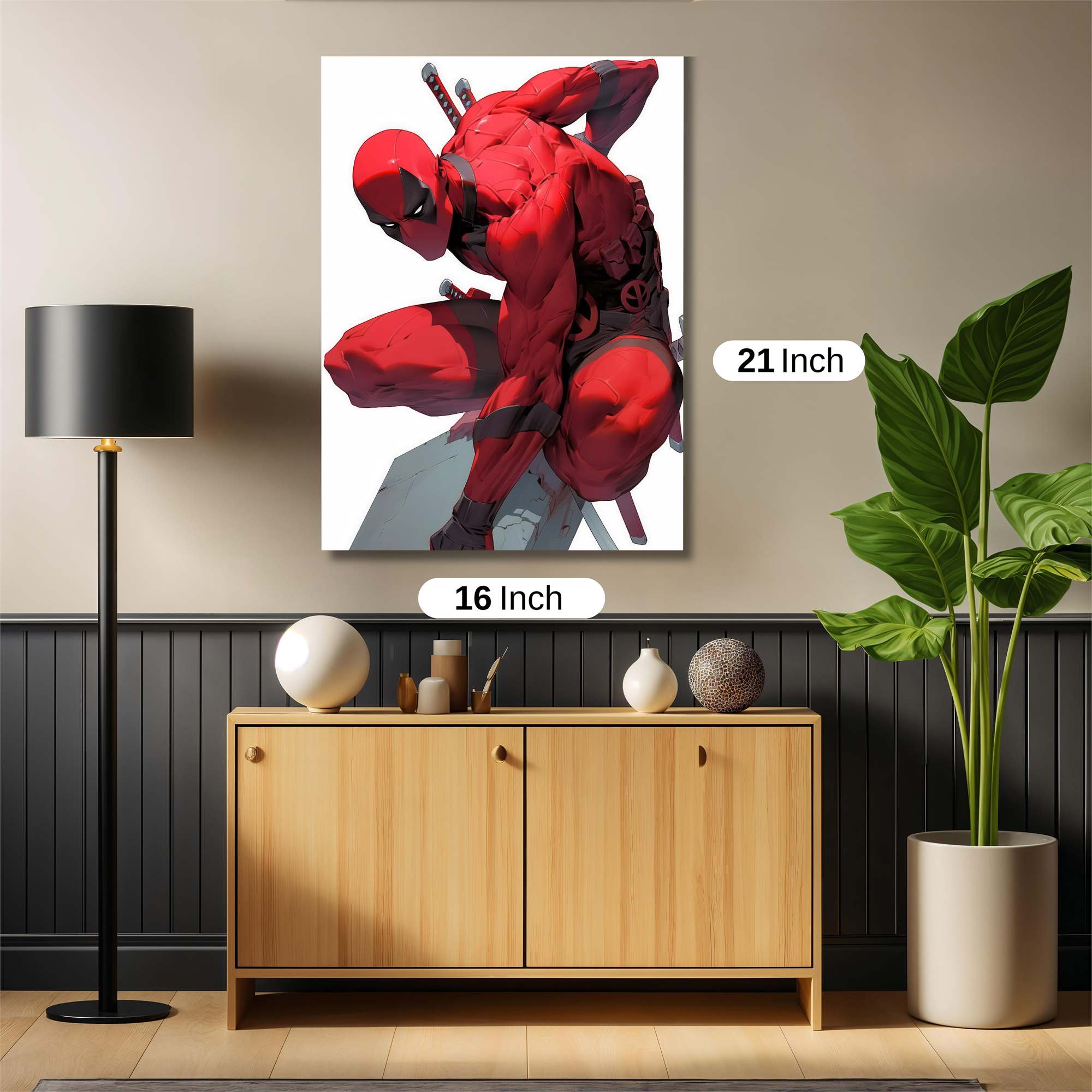 Deadpool Dynamism Safe Wall Magnetic / M