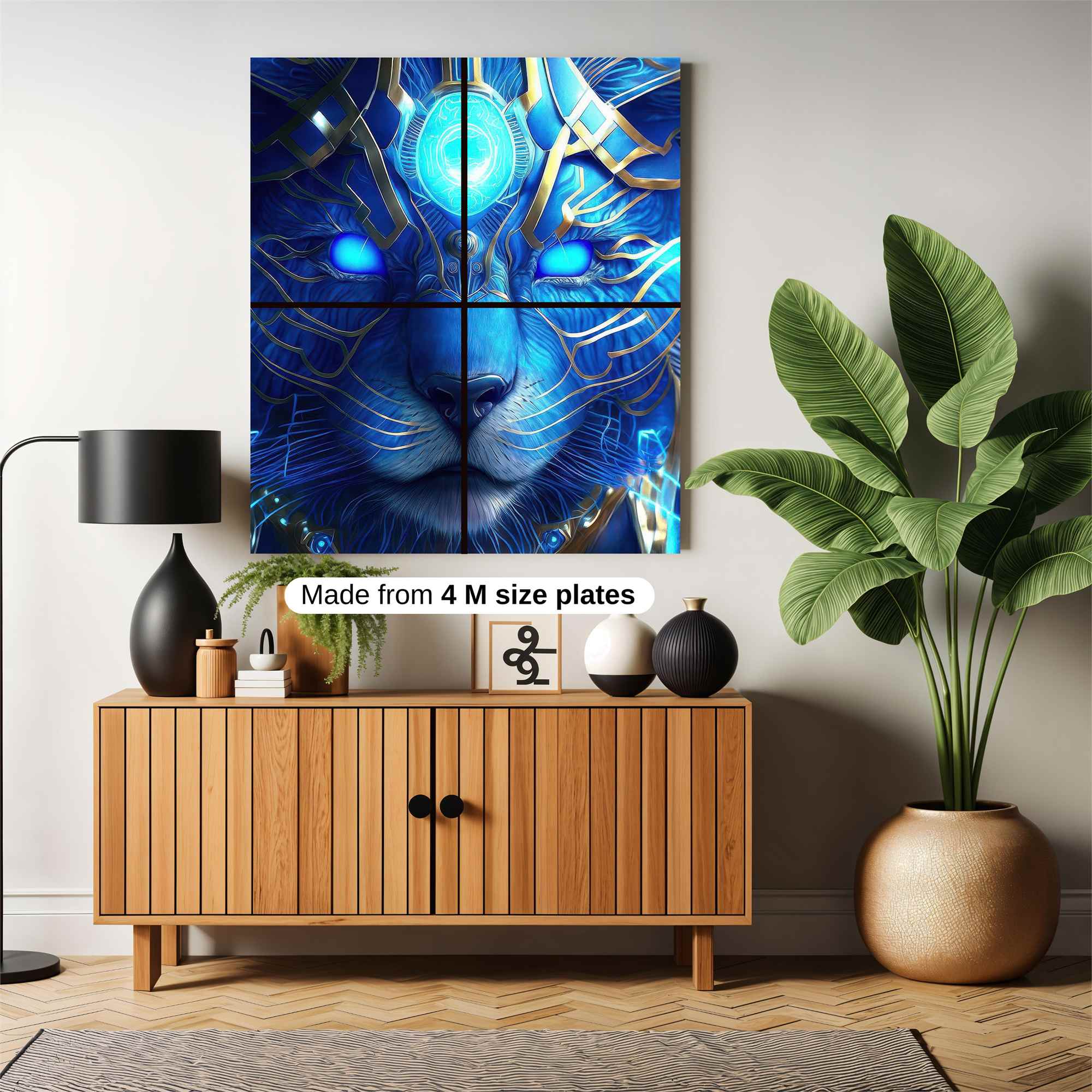 Feline Luminosity Safe Wall Magnetic / M