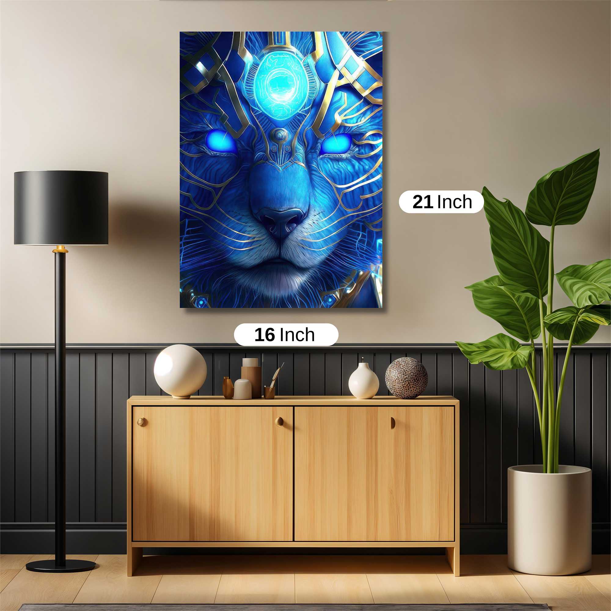 Feline Luminosity Safe Wall Magnetic / M