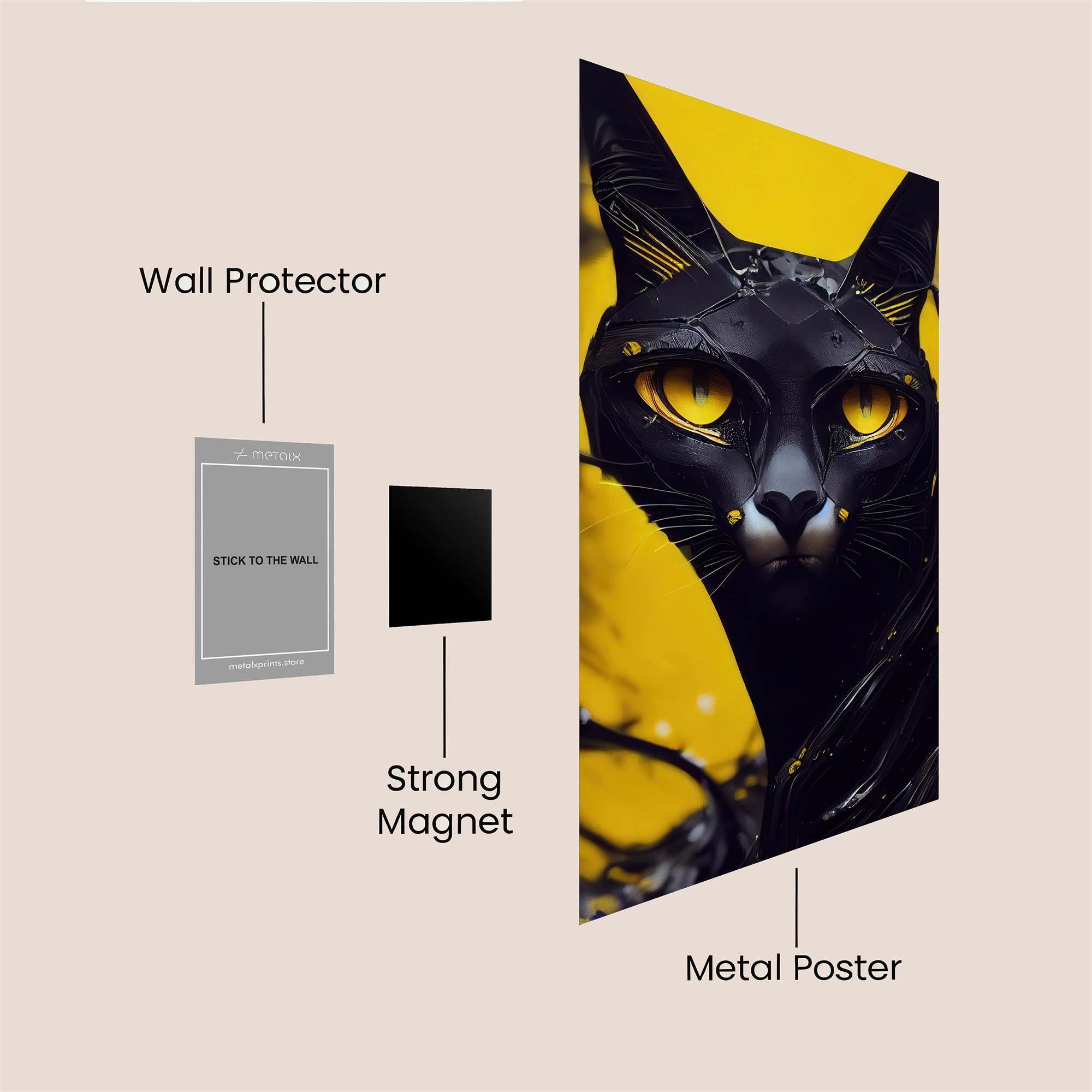 Cyber Cataclysm Safe Wall Magnetic / M