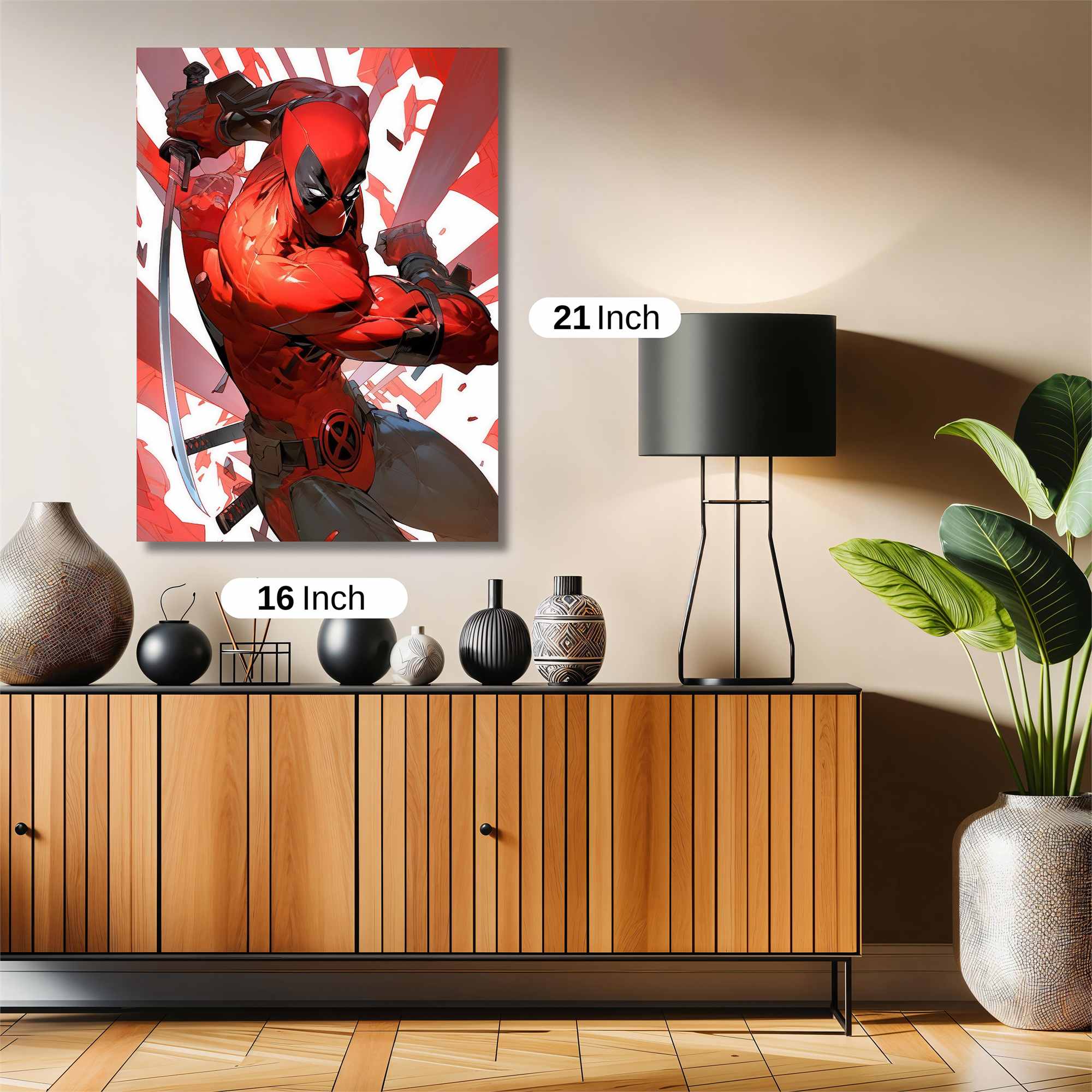 Deadpool Frenzy Safe Wall Magnetic / M