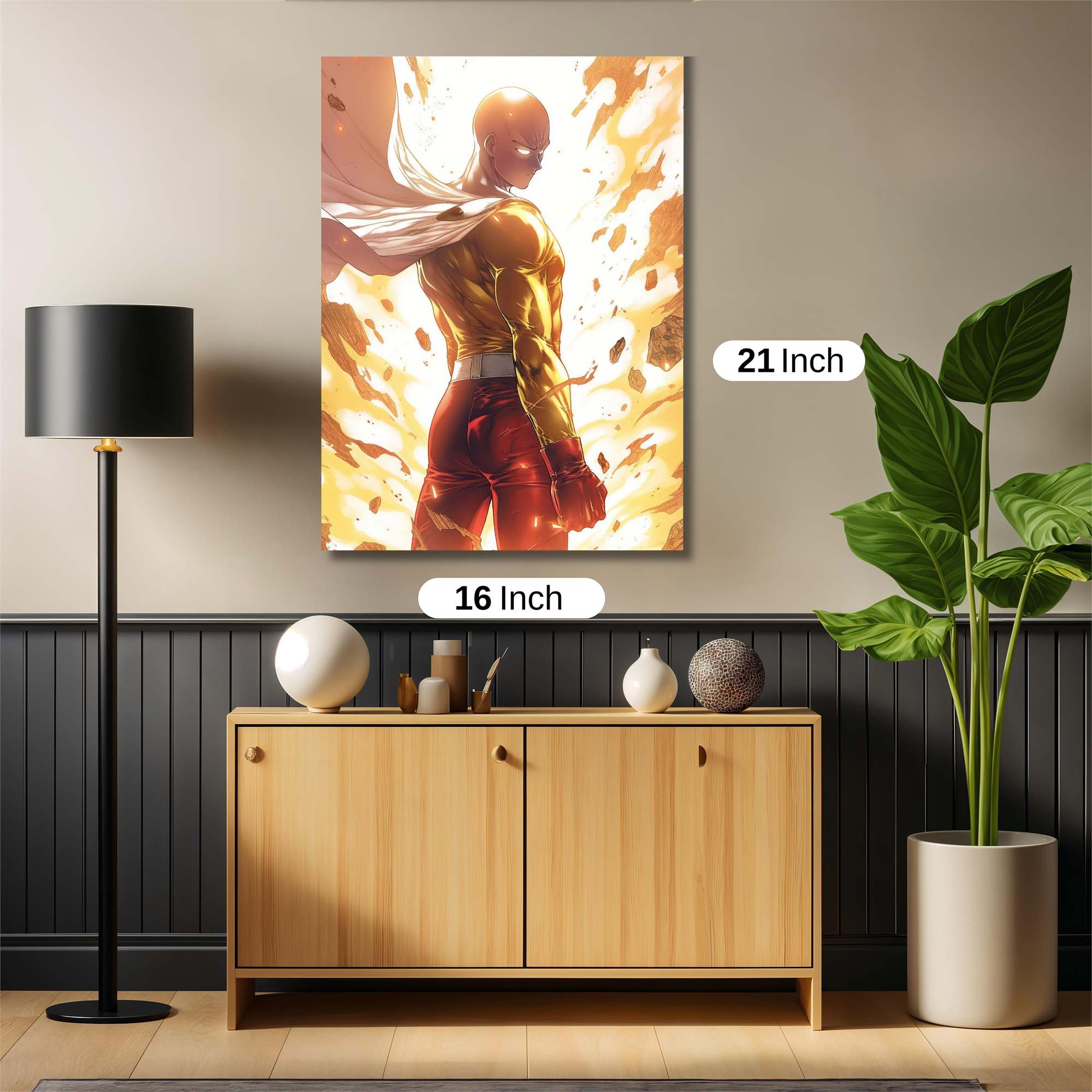 Saitama Impact Safe Wall Magnetic / M