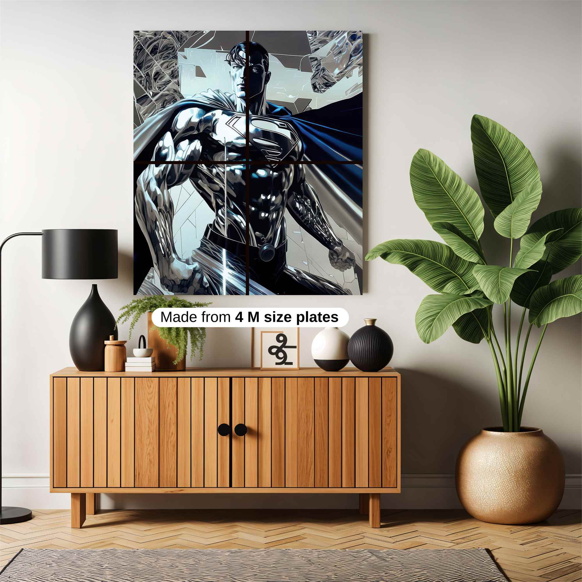 Superman Radiance Safe Wall Magnetic / M