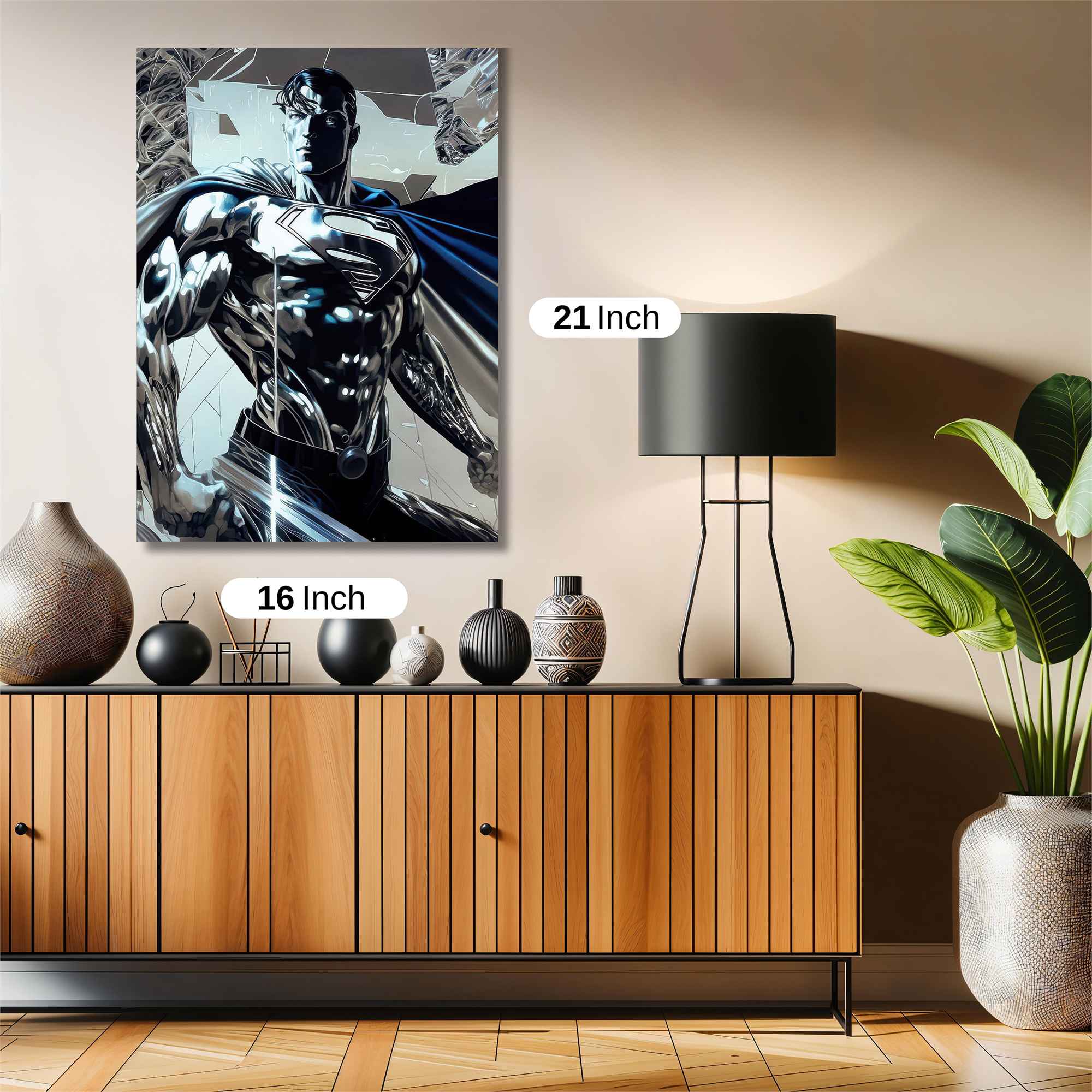 Superman Radiance Safe Wall Magnetic / M