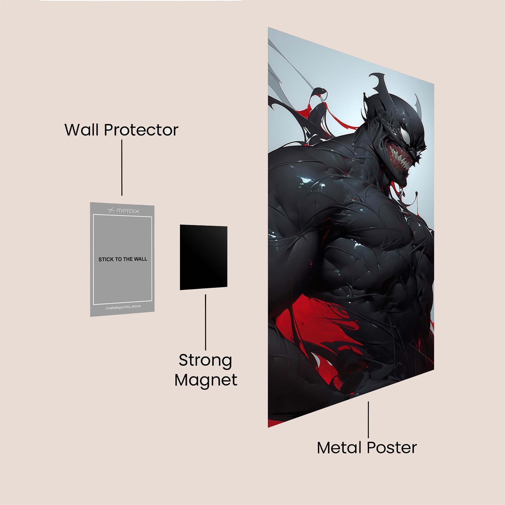 Venom Vigor Safe Wall Magnetic / M