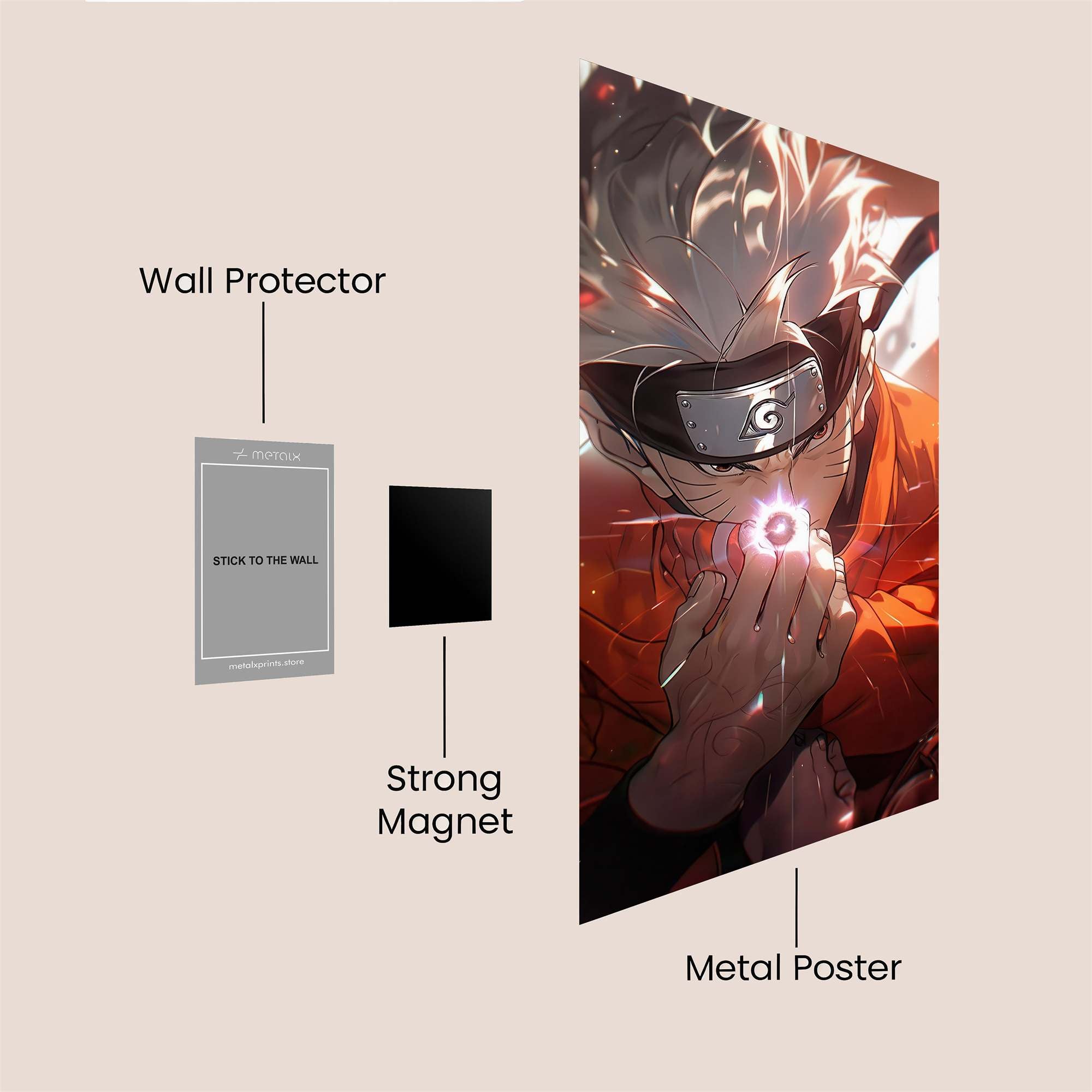 Naruto Awakens Safe Wall Magnetic / M