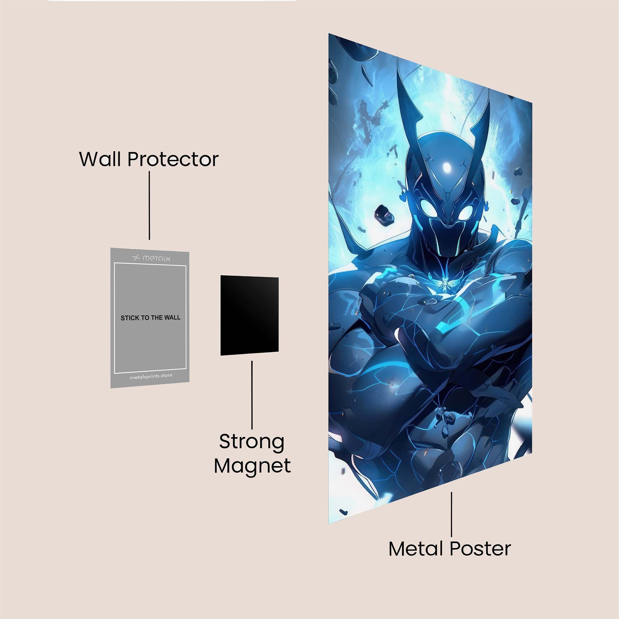 Heroic Surge Safe Wall Magnetic / M