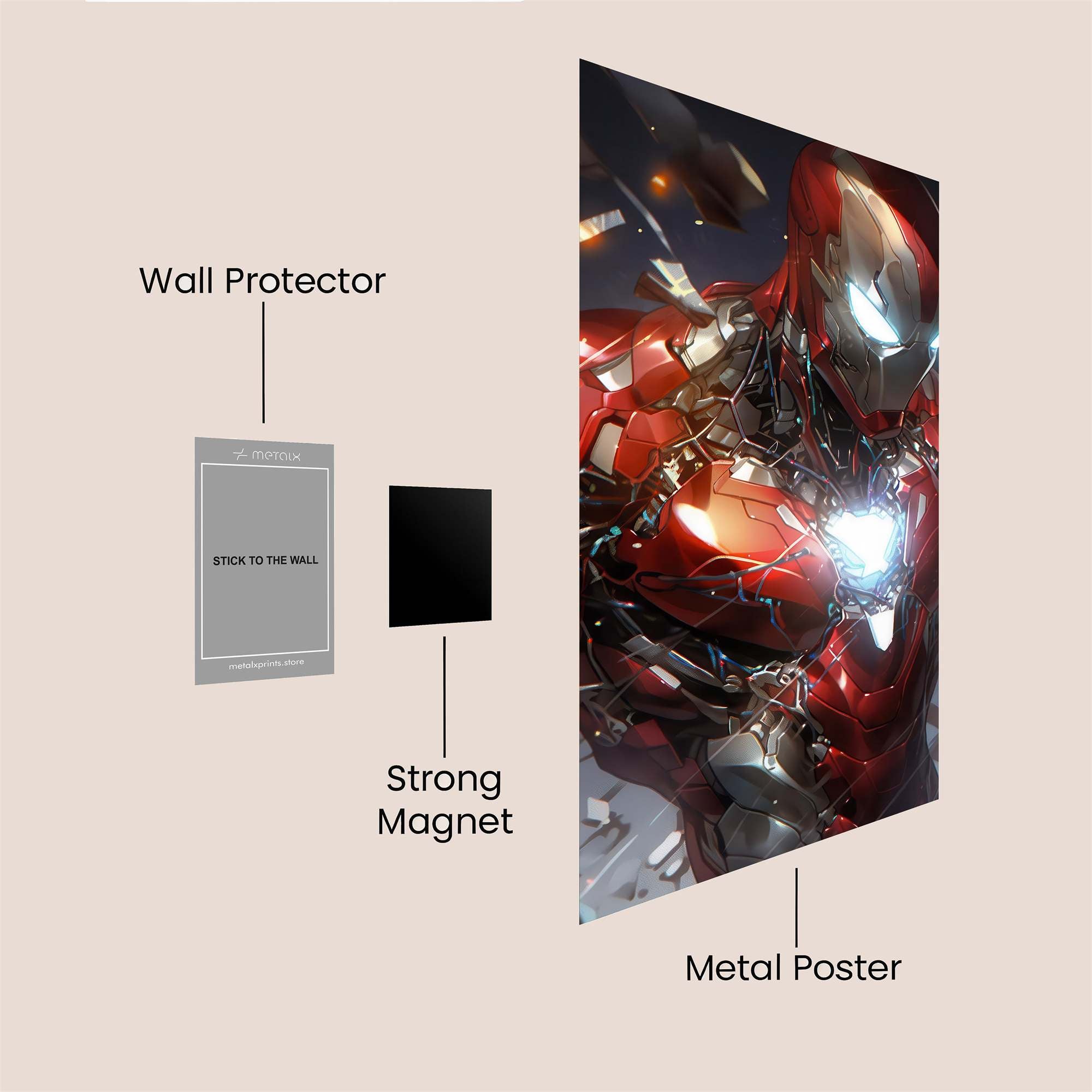 Ironman Enigma Safe Wall Magnetic / M