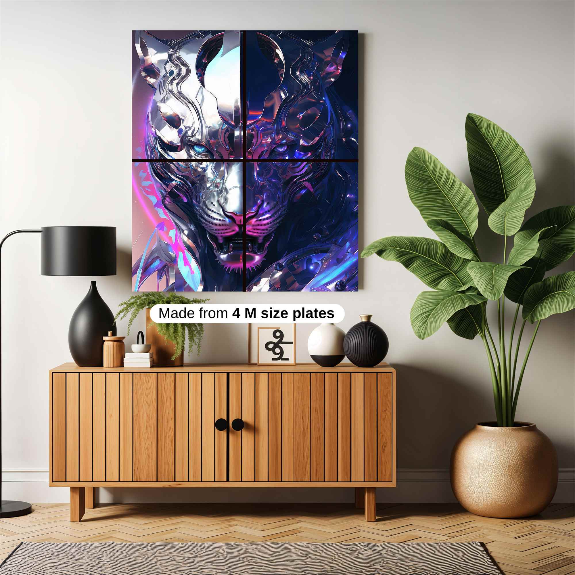 Cyber Panther Safe Wall Magnetic / M